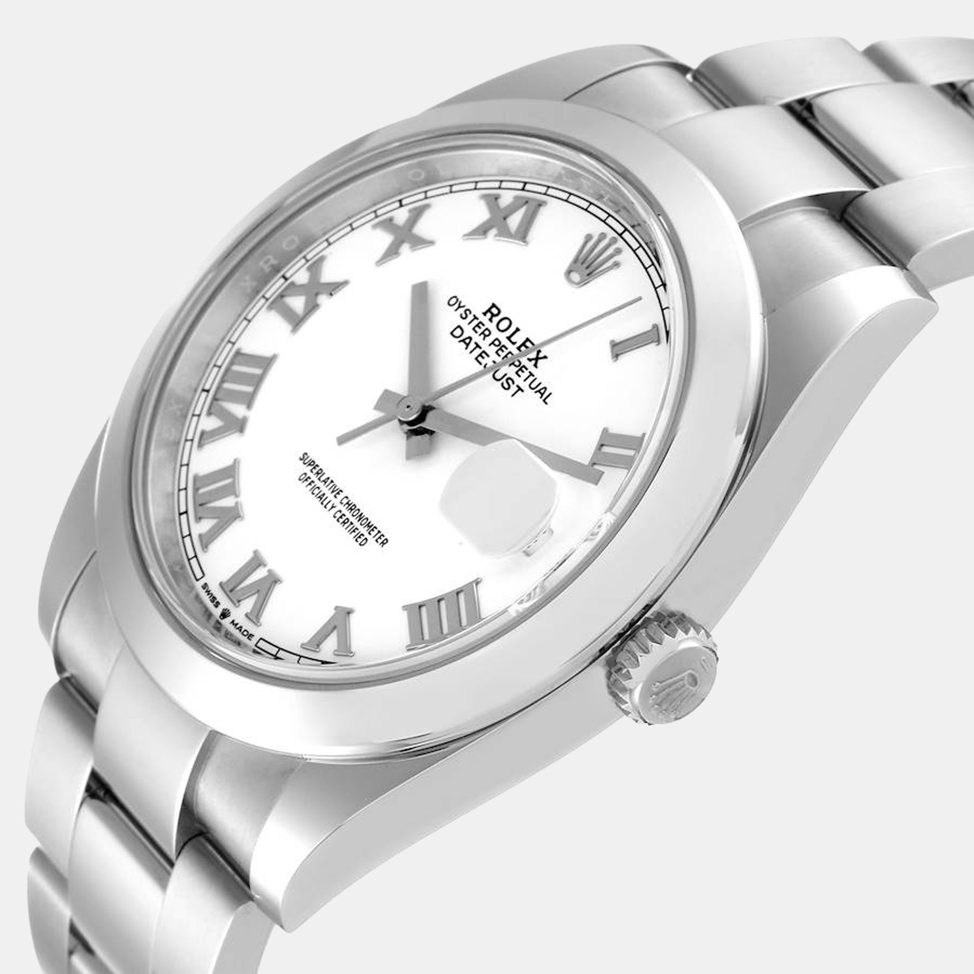

Rolex Datejust 41 White Dial Stainless Steel Men's Watch 126300