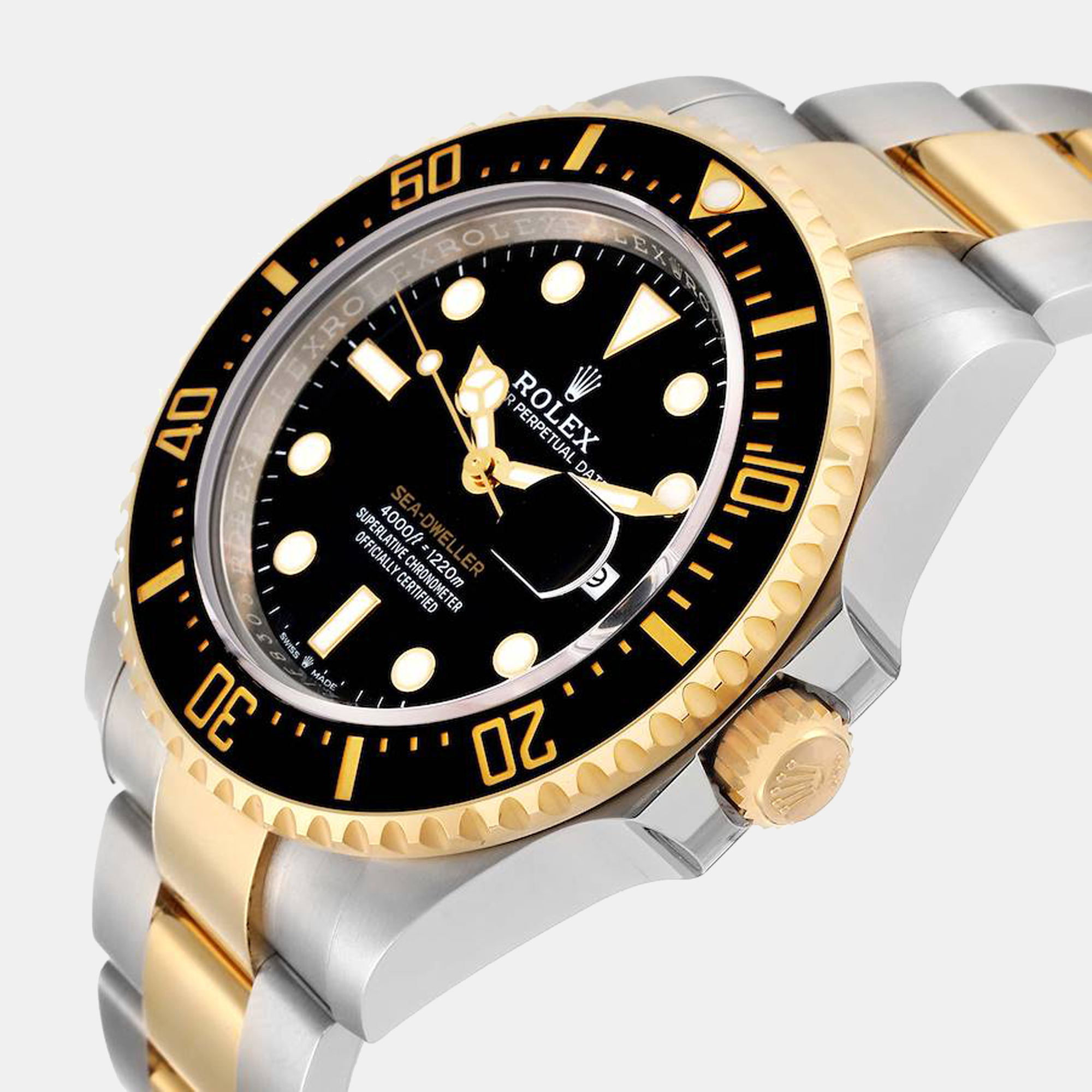 

Rolex Seadweller Black Dial Steel Yellow Gold Men's Watch 126603