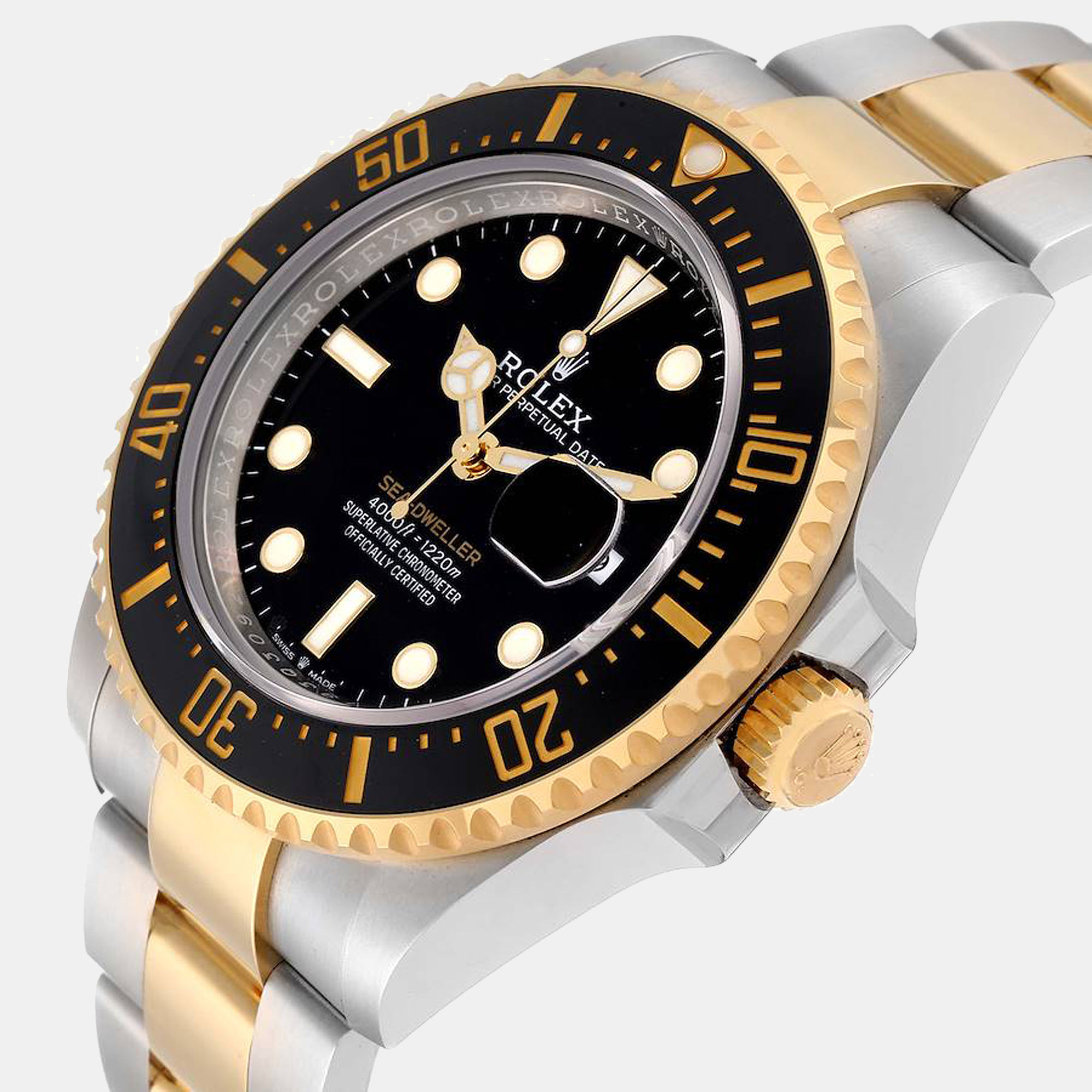 

Rolex Seadweller Black Dial Steel Yellow Gold Men's Watch 126603