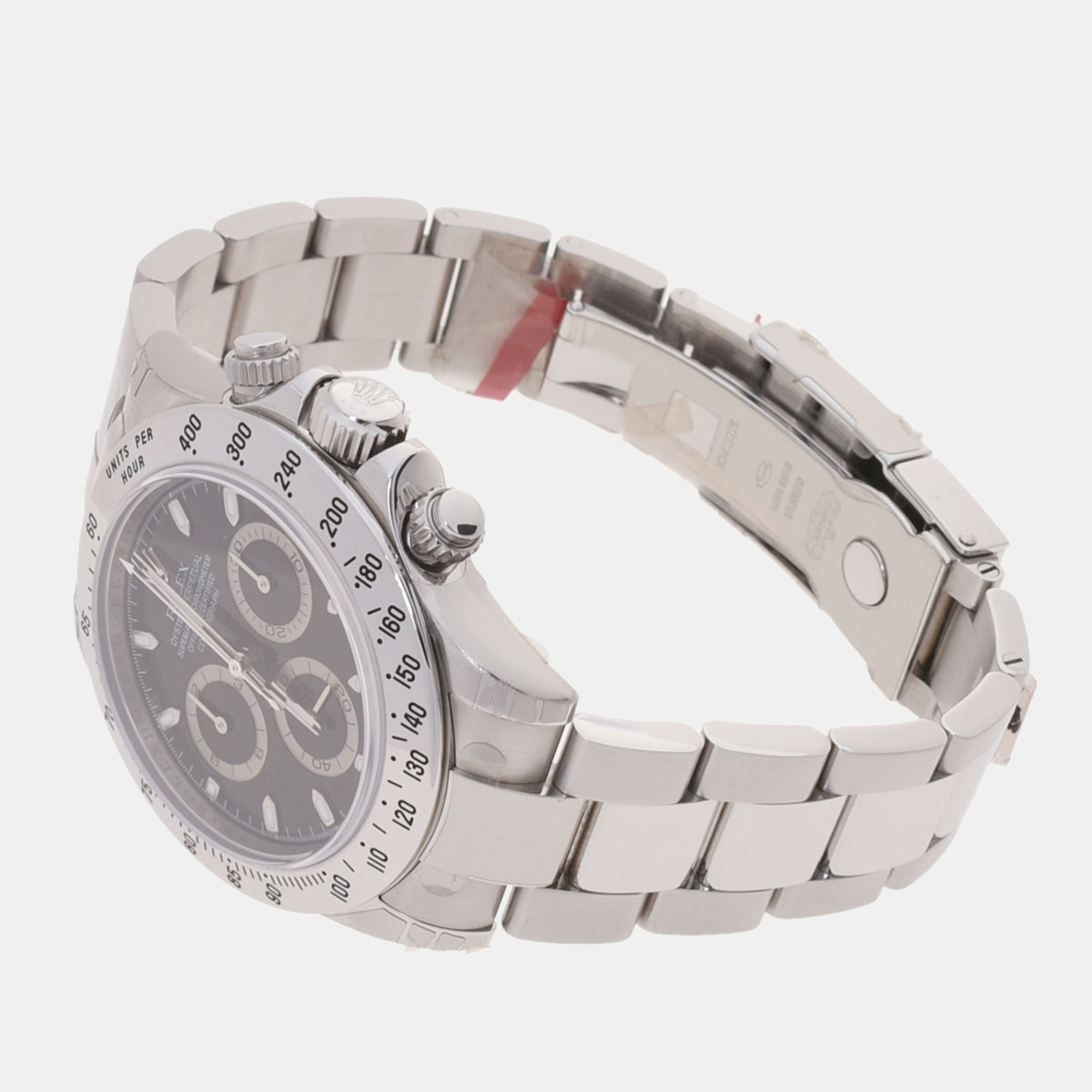 

Rolex Black Stainless Steel Cosmograph Daytona 116520 Men's Wristwatch 40 mm