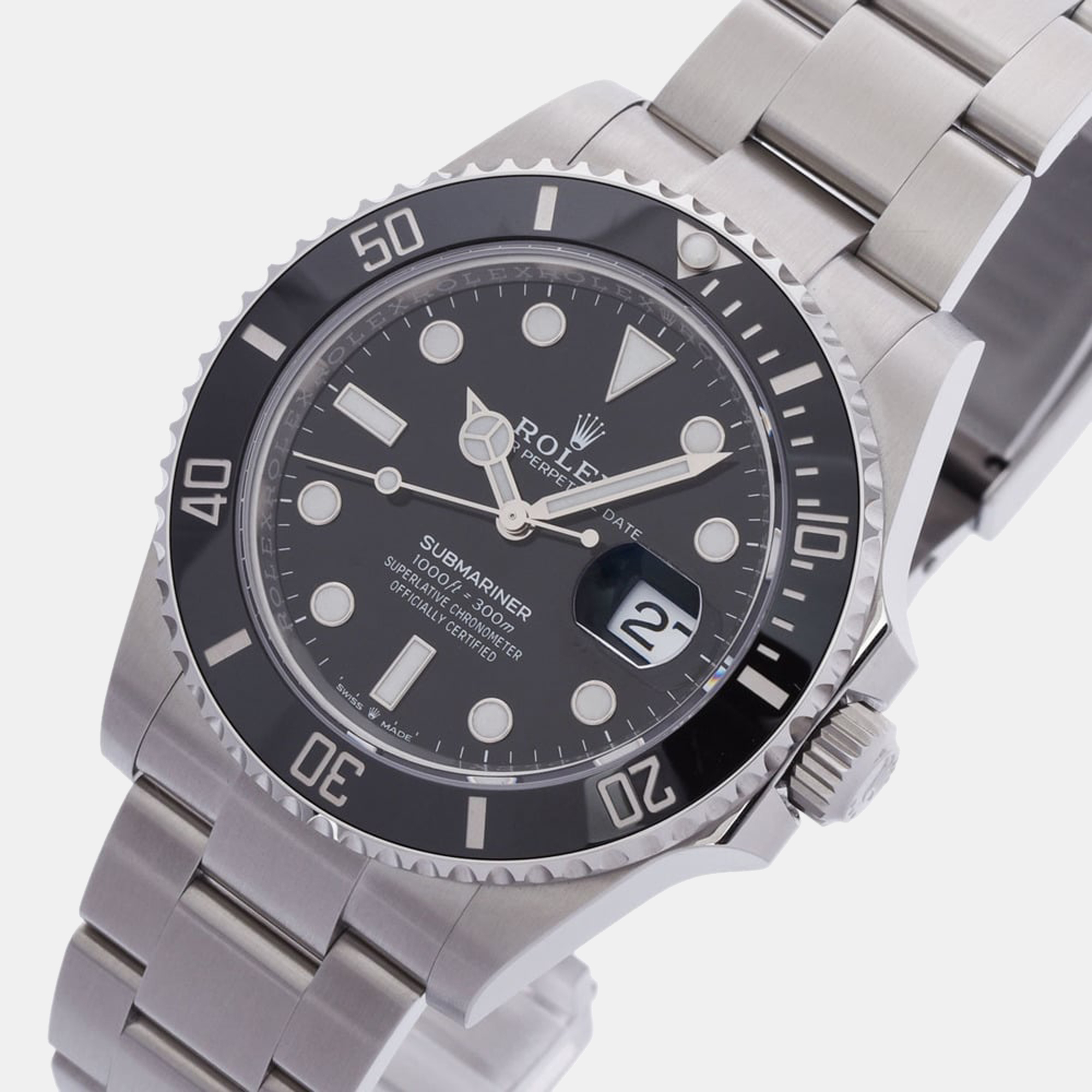 

Rolex Black Stainless Steel Submariner 126610LN Men's Wristwatch 41 mm