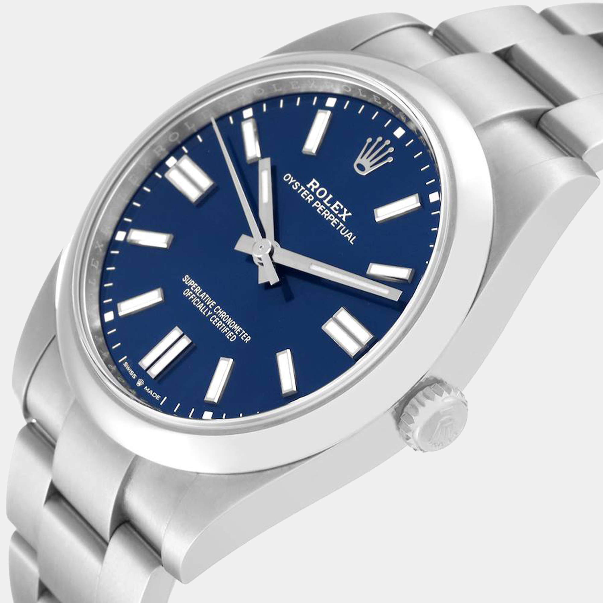 

Rolex Oyster Perpetual  Automatic Steel Men's Watch 124300, Blue