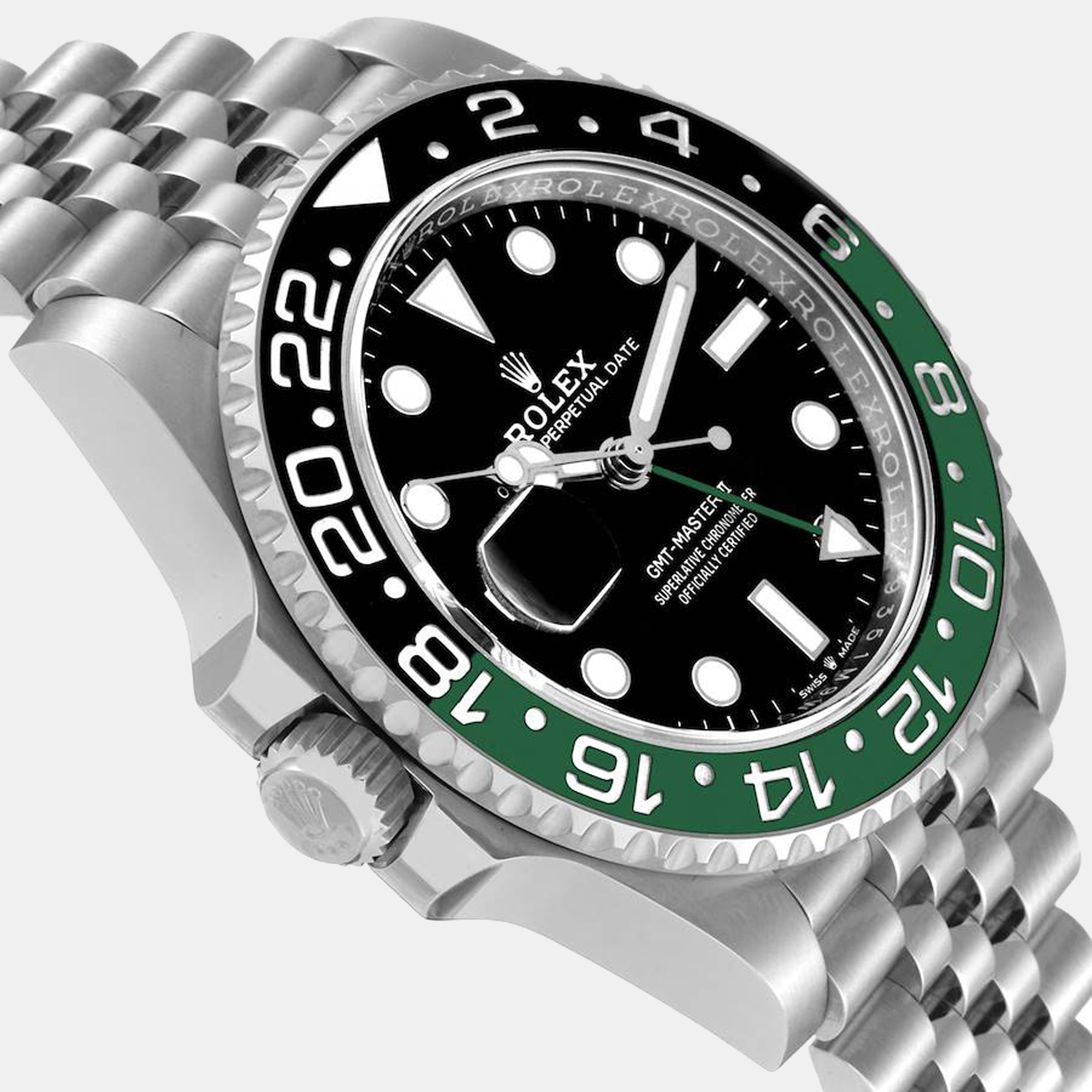 

Rolex GMT Master II Sprite Bezel Oyster Steel Men's Watch 126720, Black