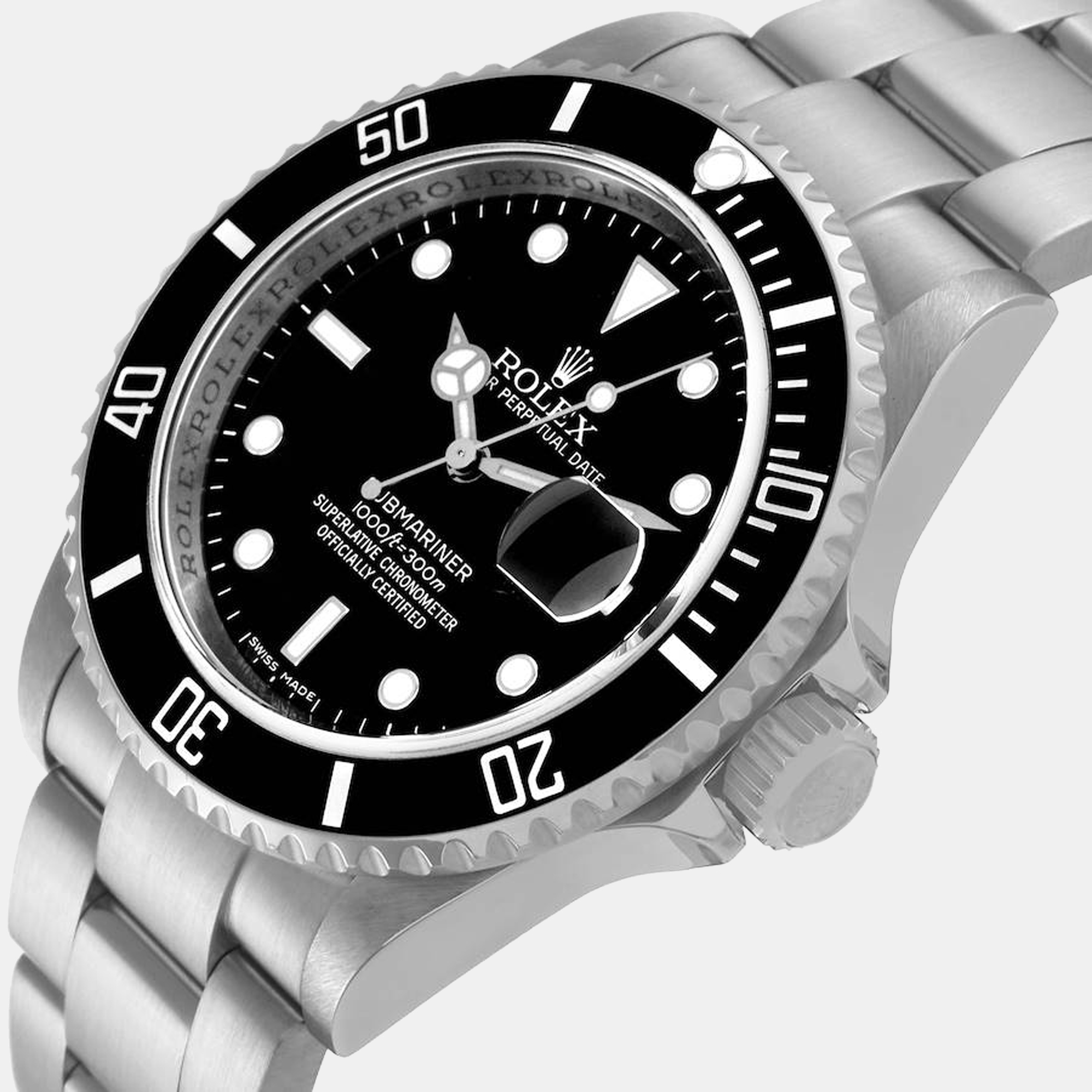 

Rolex Submariner Date  Black Dial Steel Men's Watch 16610