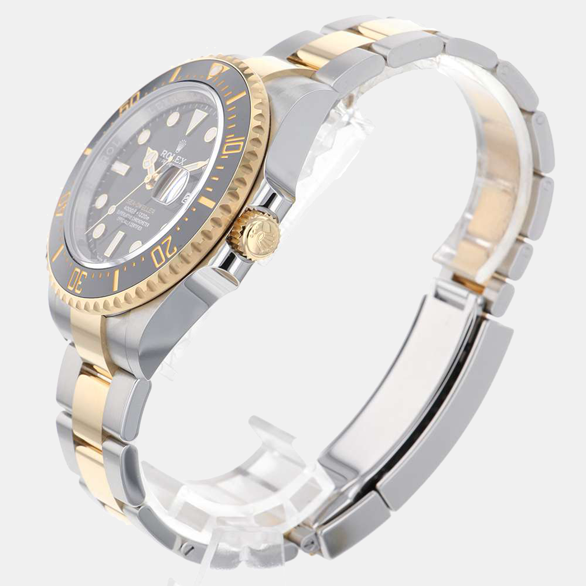 

Rolex Black 18K Yellow Gold And Stainless Steel Sky-Dweller 126603 Men's Wristwatch 43 mm