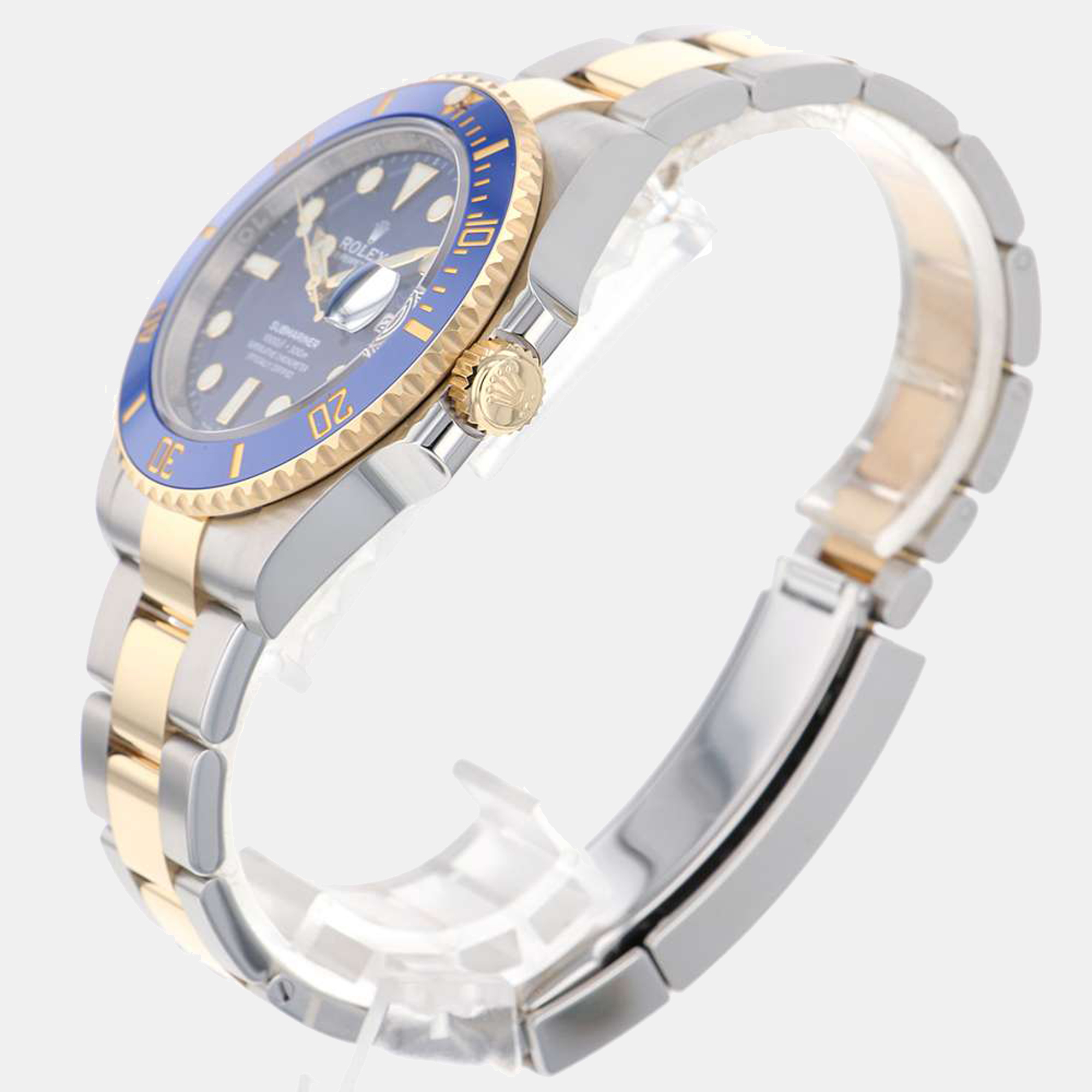 

Rolex Blue 18 Yellow Gold And Stainless Steel Submariner 126613LB Men's Wristwatch 41 mm