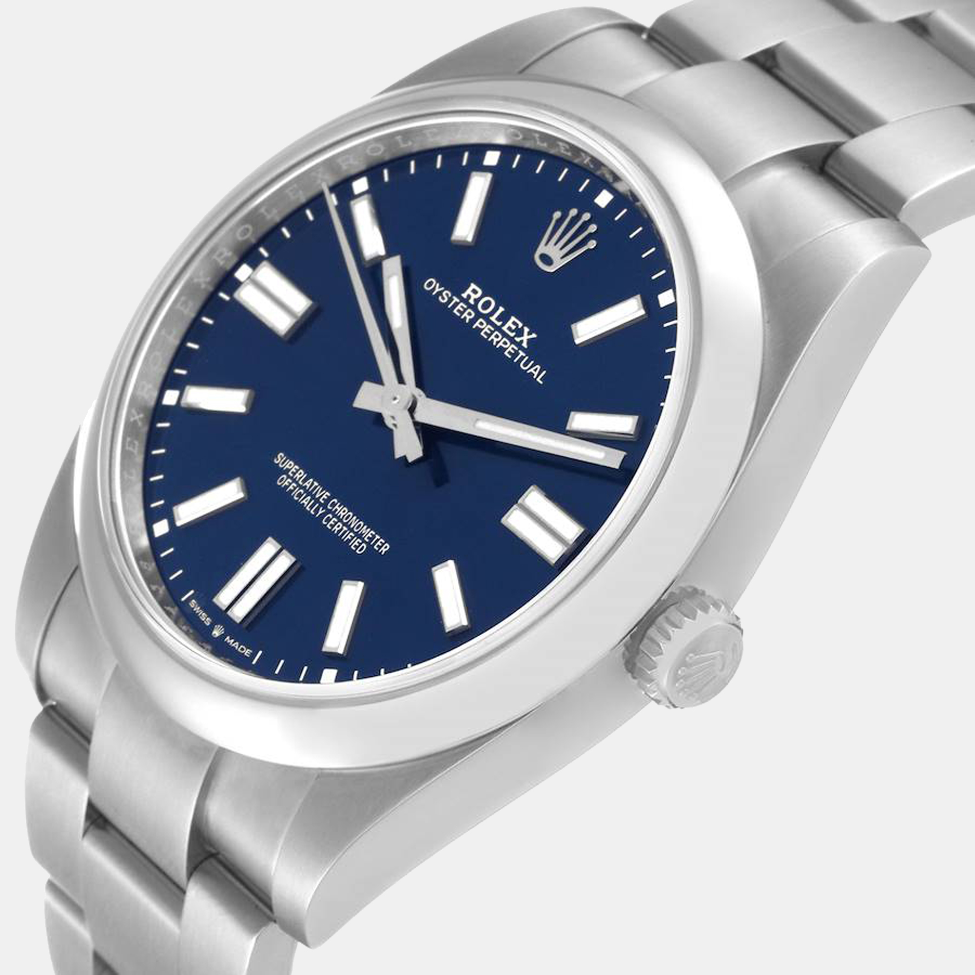 

Rolex Oyster Perpetual  Automatic Steel Men's Watch 124300, Blue