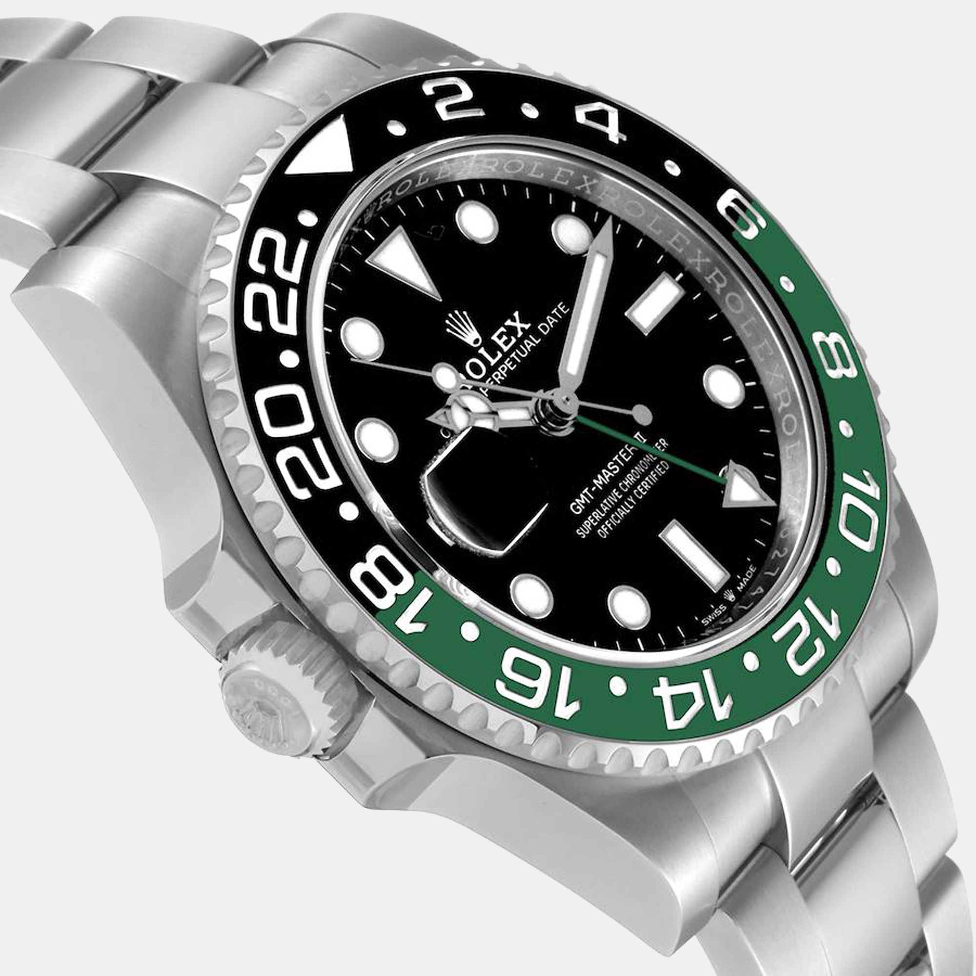 

Rolex GMT Master II Sprite Bezel Oyster Steel Men's Watch 126720, Black