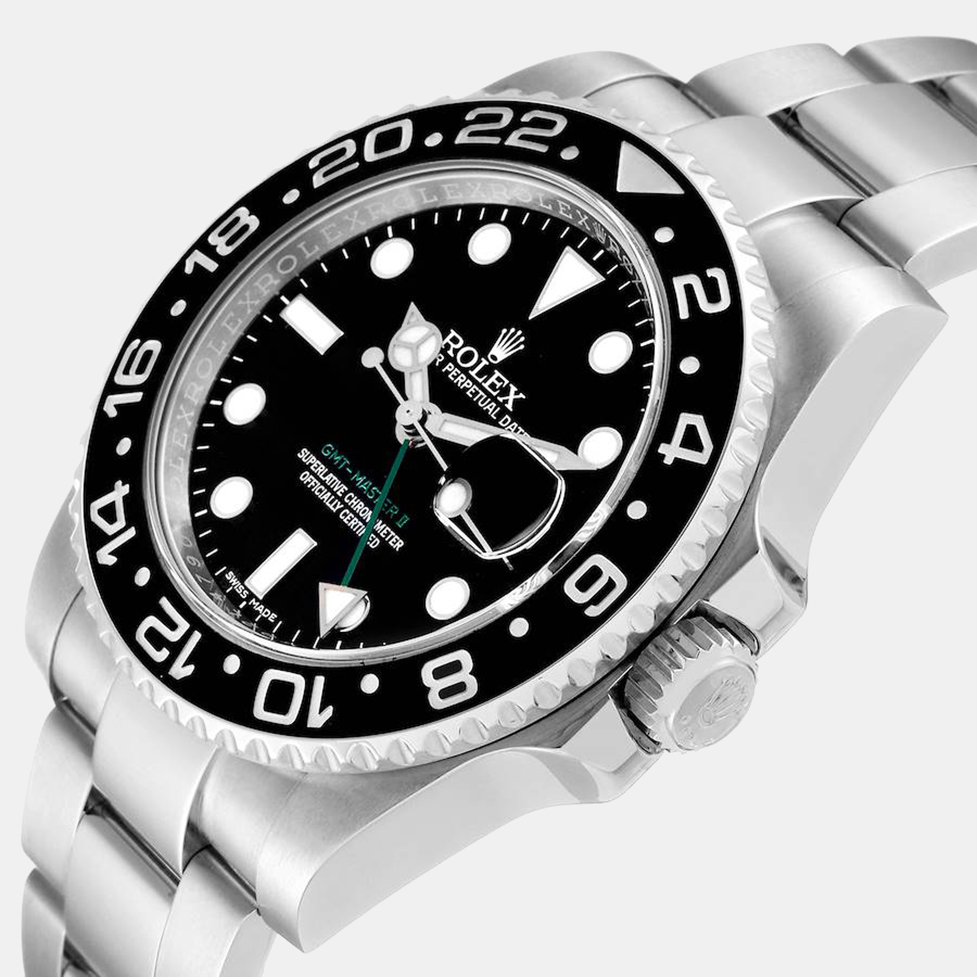 

Rolex GMT Master II Black Dial Ceramic Bezel Steel Men's Watch 116710