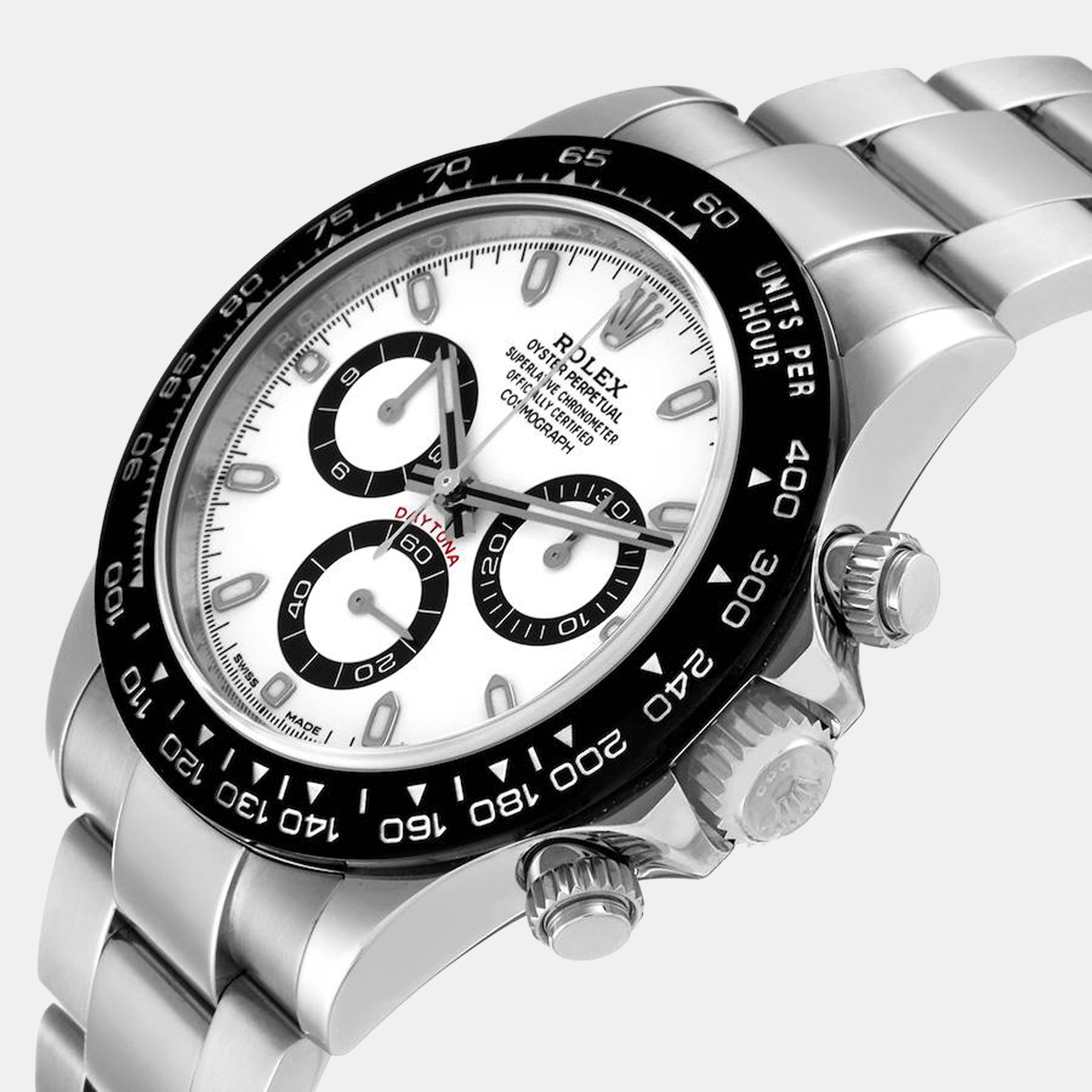 

Rolex Daytona Ceramic Bezel White Panda Dial Steel Men's Watch 116500