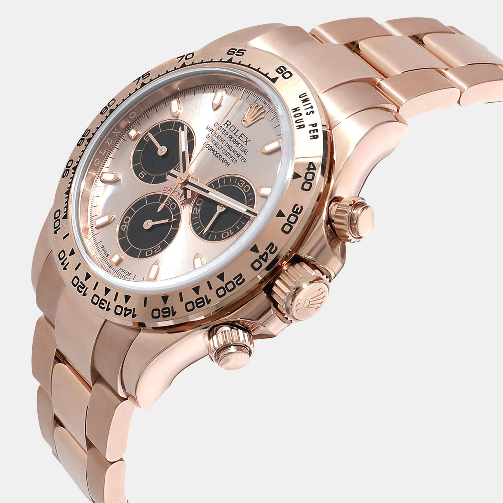 

Rolex Champagne 18K Rose Gold Cosmograph Daytona 116505 Men's Wristwatch 40 mm