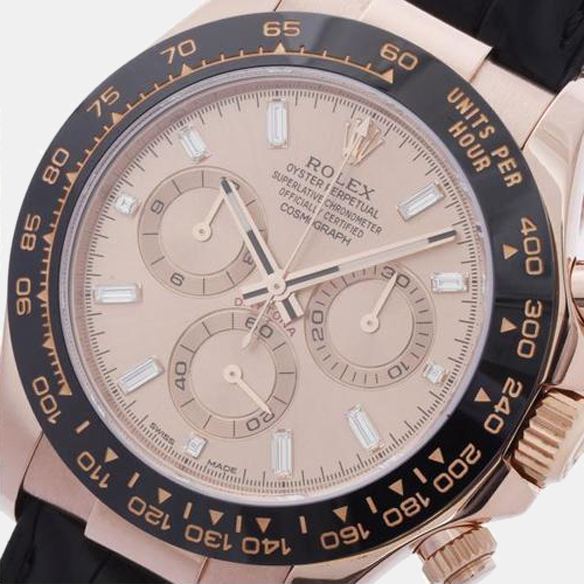 

Rolex Pink 18K Rose Gold Cosmograph Daytona 116515LNA Men's Wristwatch 40 mm