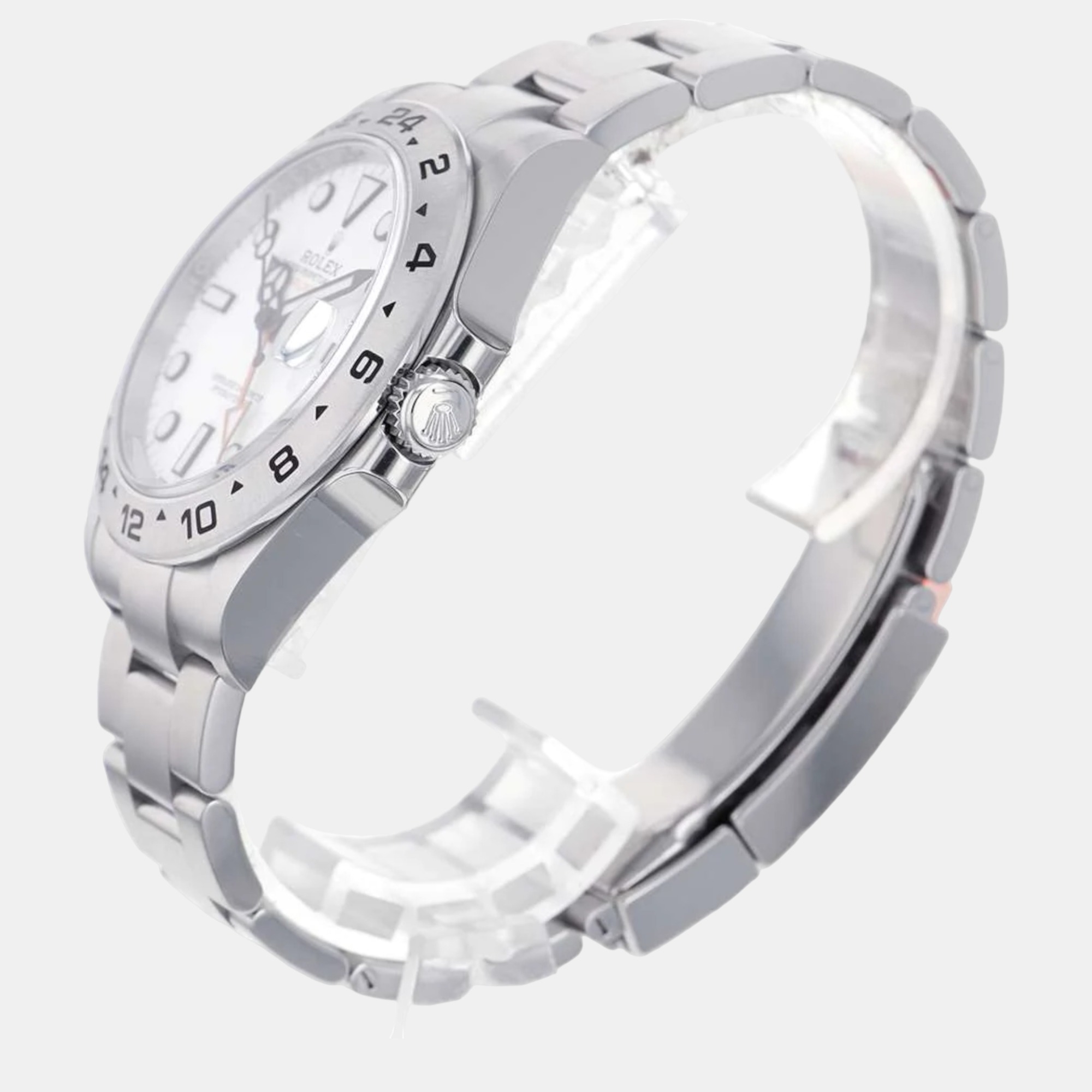 

Rolex White Stainless Steel Explorer II 226570 Men's Wristwatch 42 mm