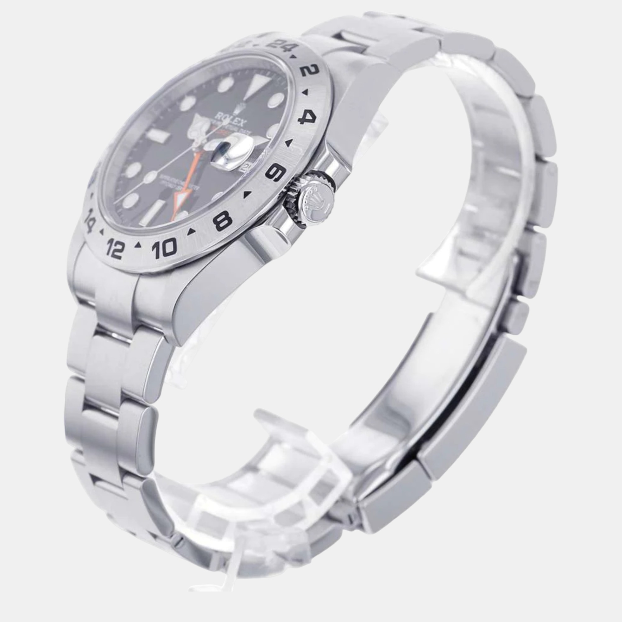 

Rolex Black Stainless Steel Explorer II 226570 Men's Wristwatch 42 mm