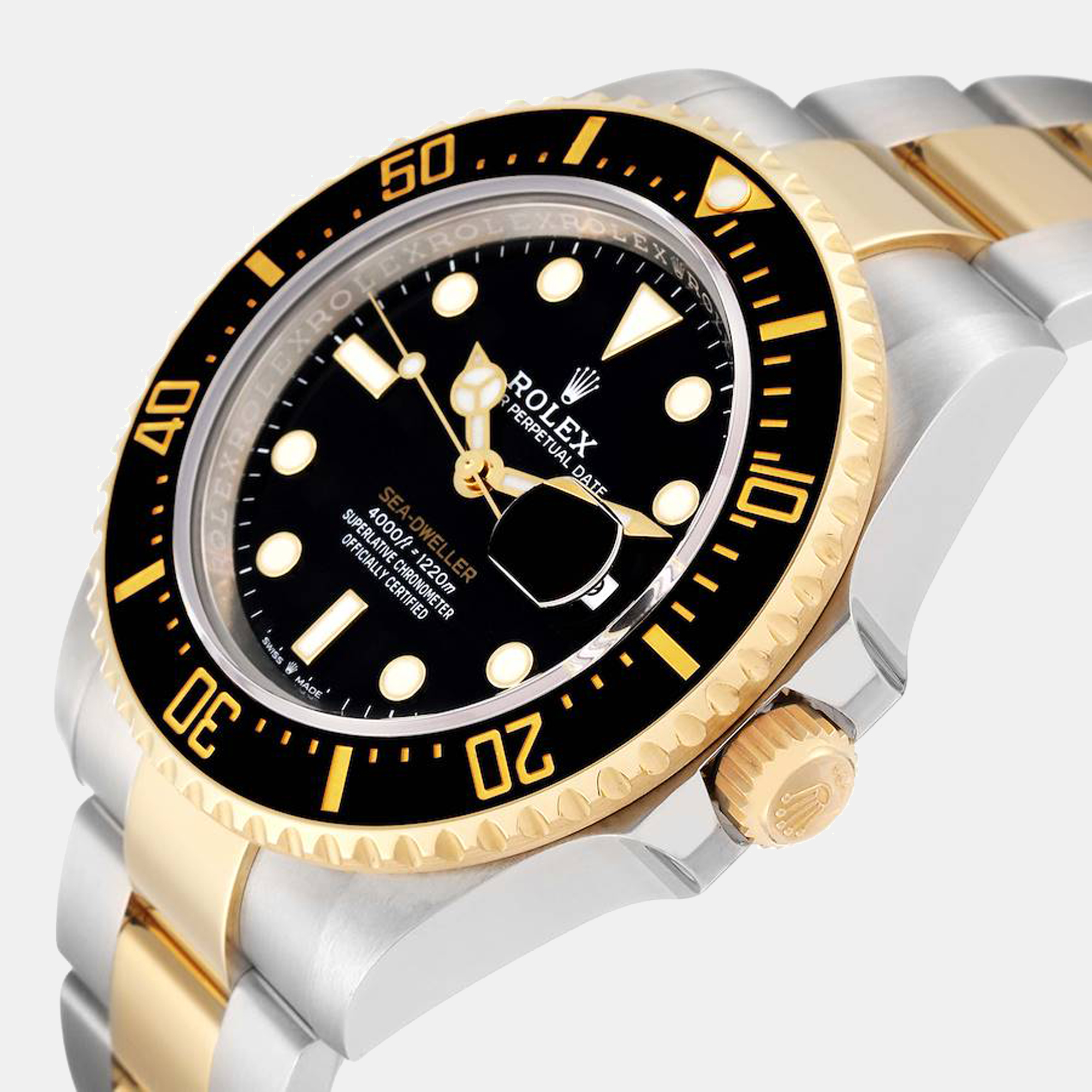 

Rolex Seadweller Black Dial Steel Yellow Gold Mens Watch 126603