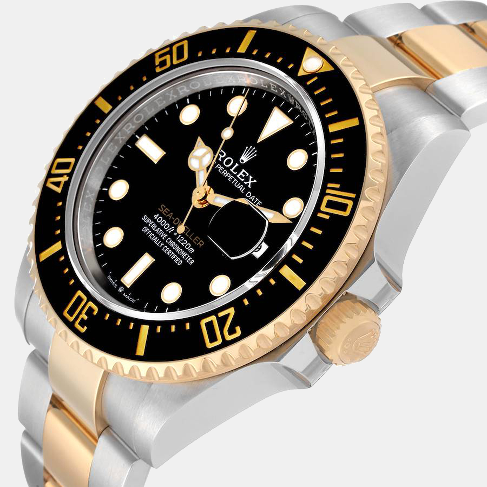 

Rolex Seadweller Black Dial Steel Yellow Gold Mens Watch 126603