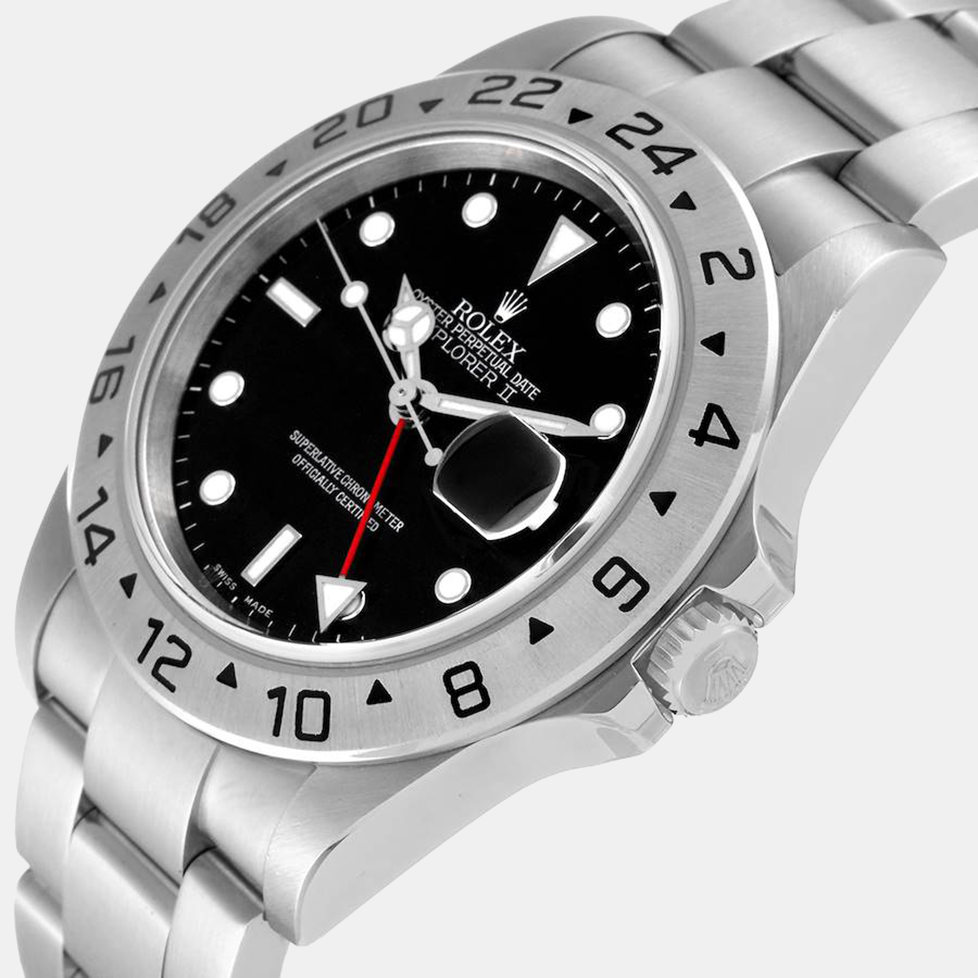

Rolex Explorer II Black Dial Steel Mens Watch 16570
