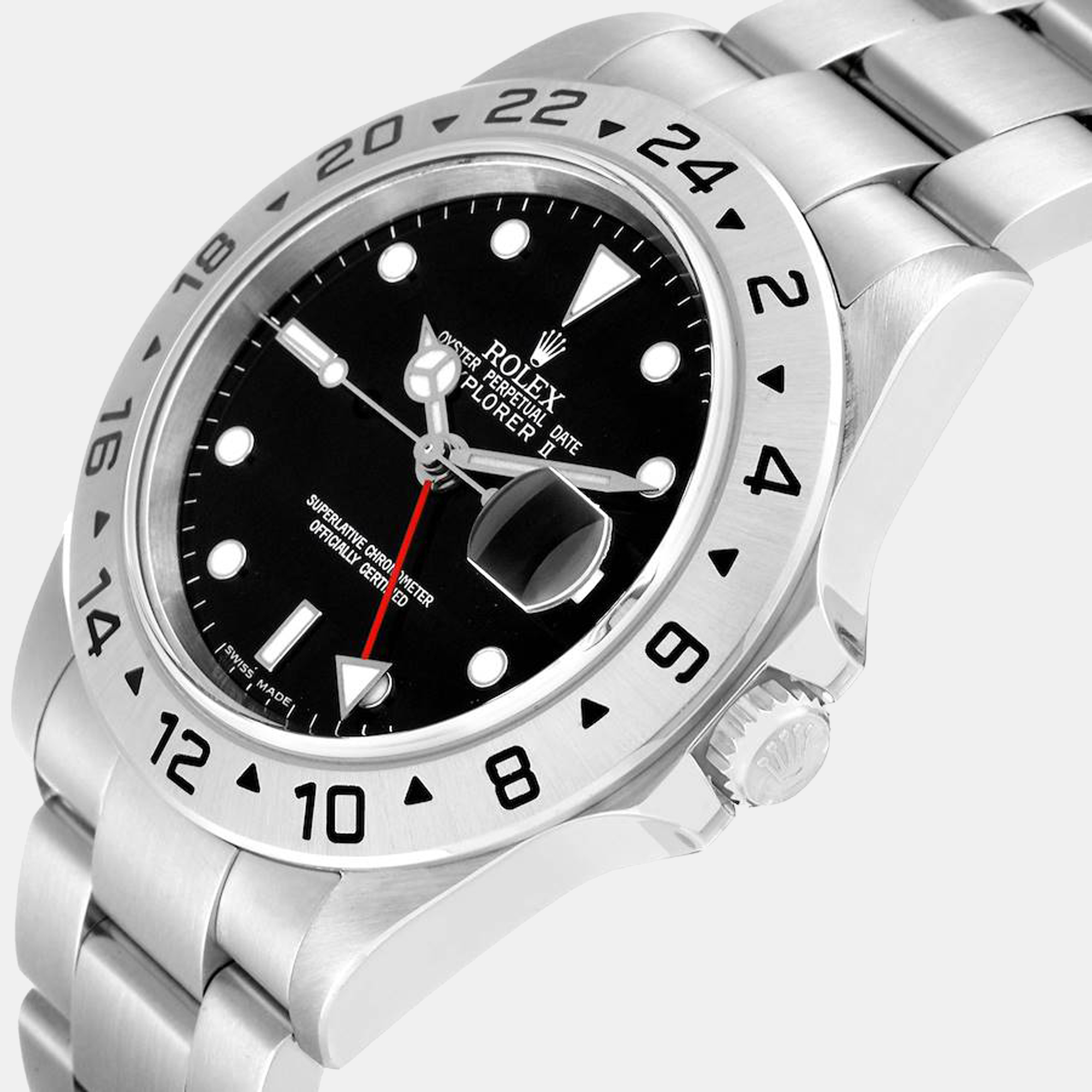 

Rolex Explorer II Black Dial Steel Mens Watch 16570