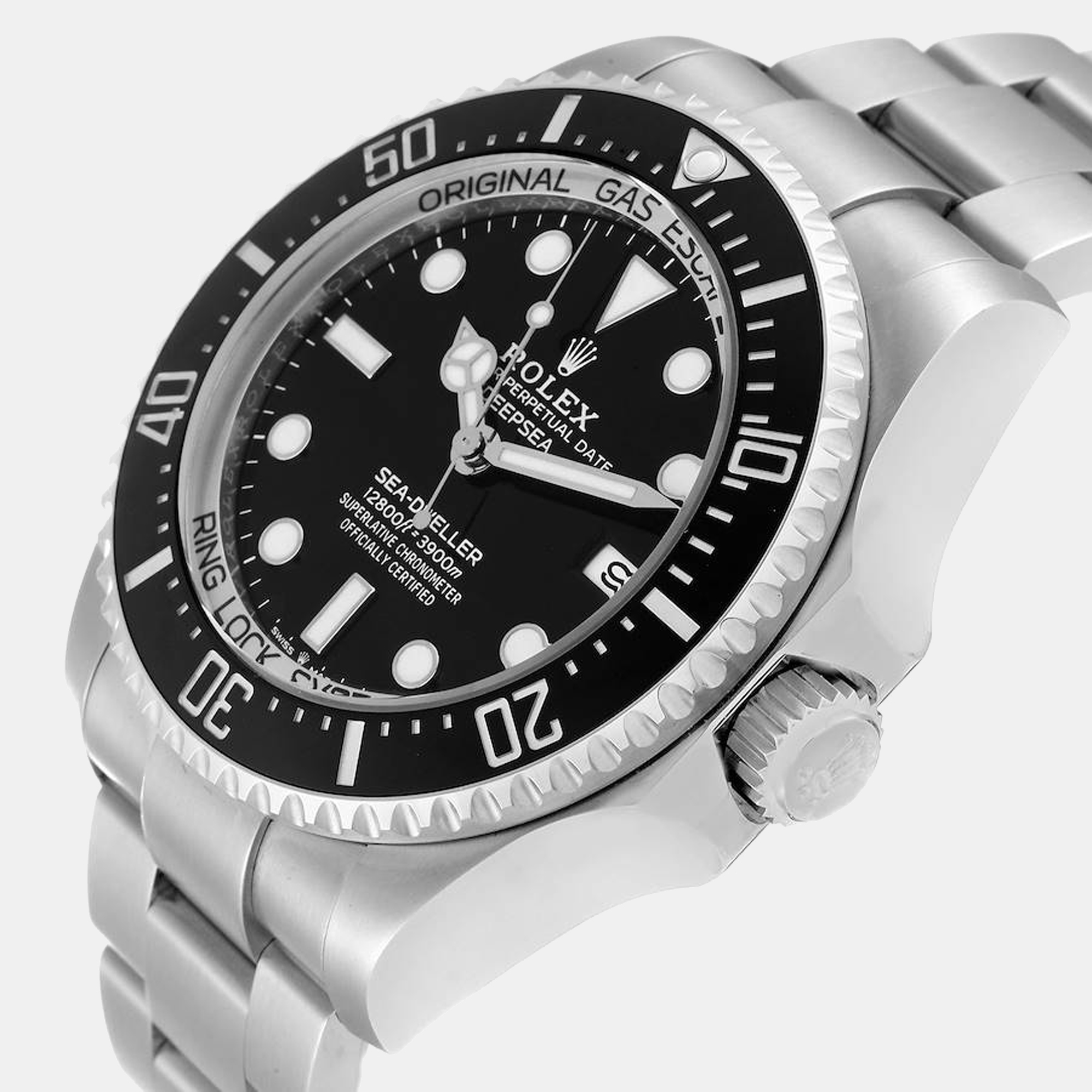 

Rolex Seadweller Deepsea 44 Black Dial Steel Mens Watch 136660