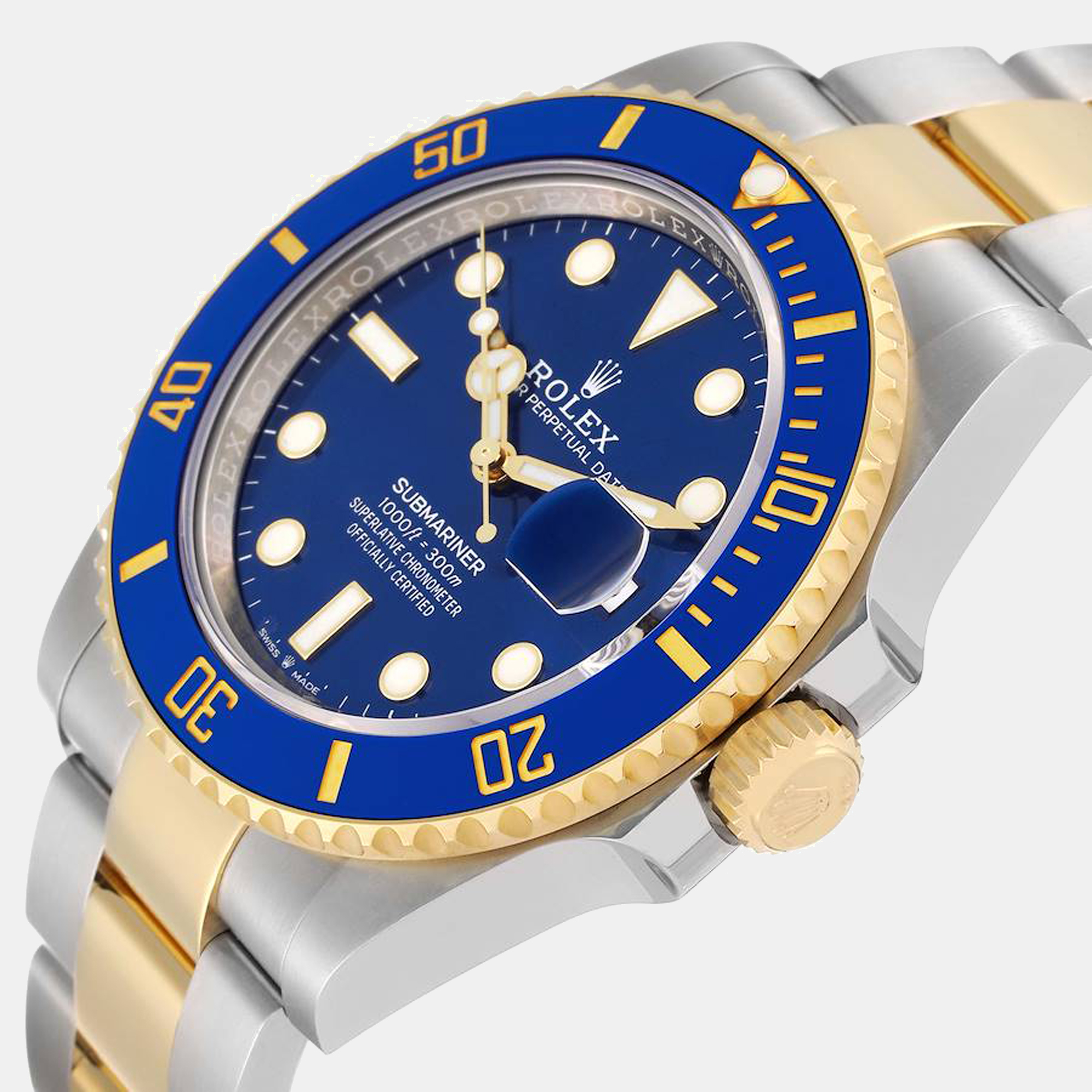 

Rolex Submariner 41 Steel Yellow Gold Blue Dial Mens Watch 126613