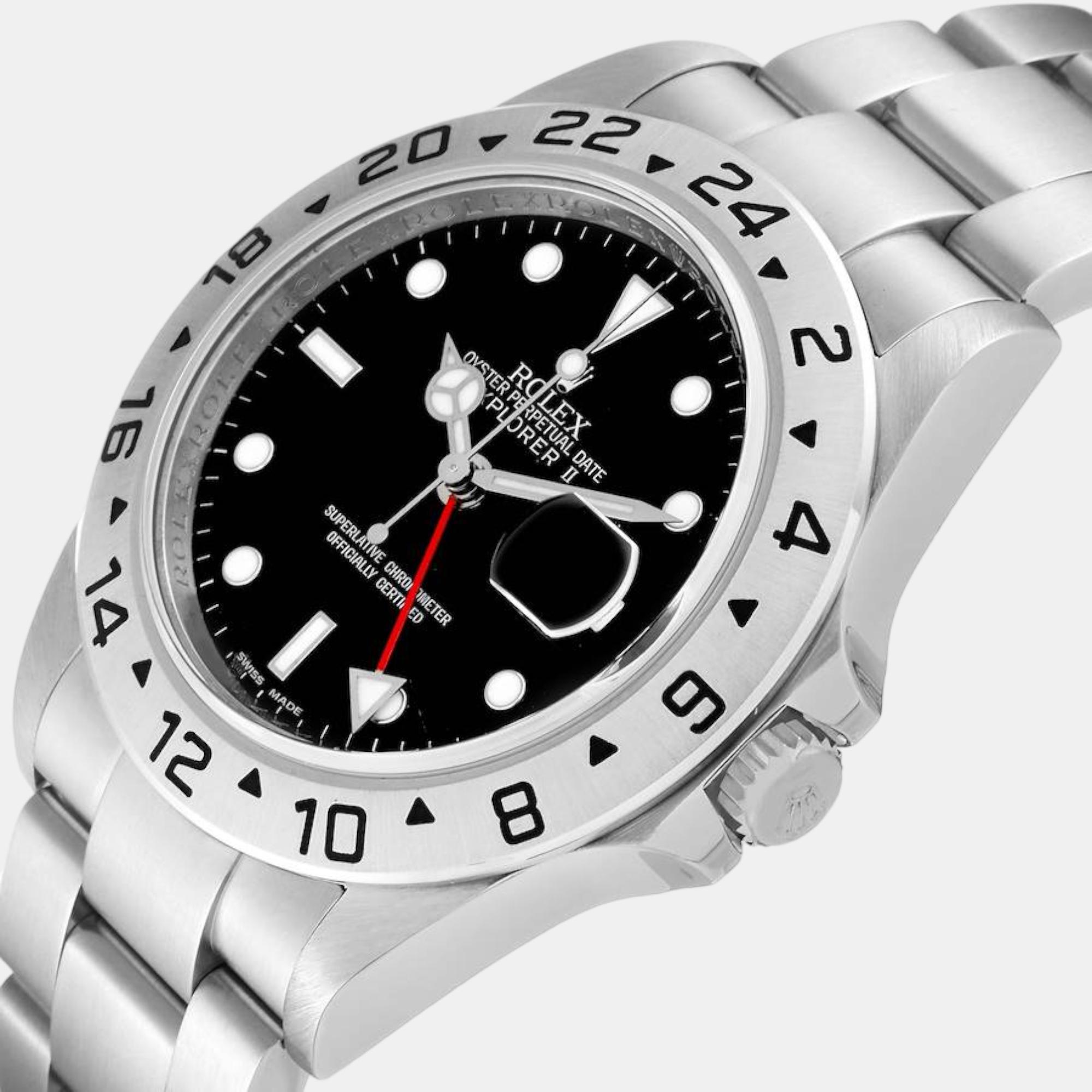 

Rolex Submariner Date  Black Dial Steel Mens Watch 16610