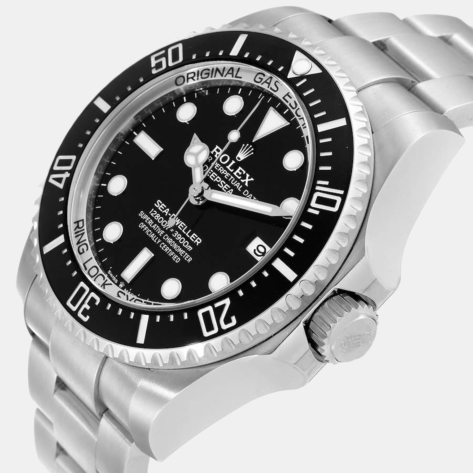 

Rolex Seadweller Deepsea 44 Black Dial Steel Mens Watch 136660