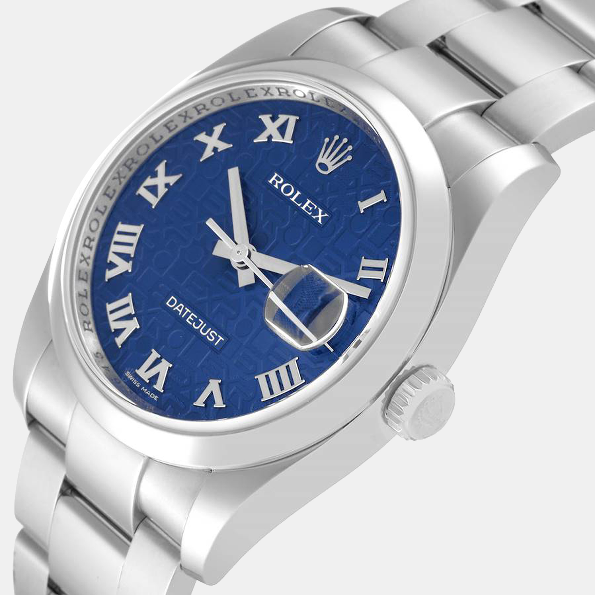 

Rolex Datejust Blue Anniversary Dial Steel Men's Watch 116200 36 mm