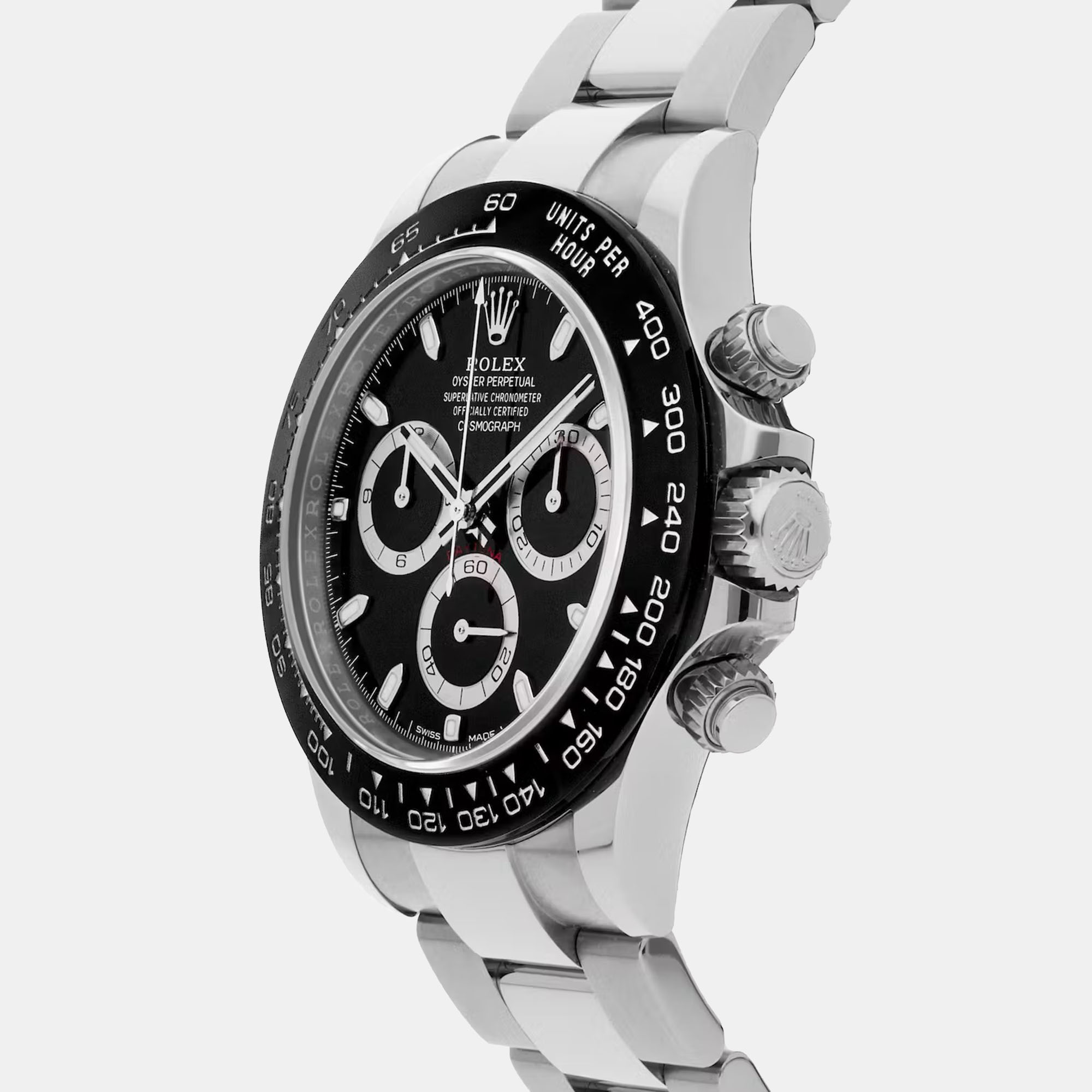 

Rolex Black Stainless Steel Cosmograph Daytona 116500LN Automatic Men's Wristwatch 40 mm