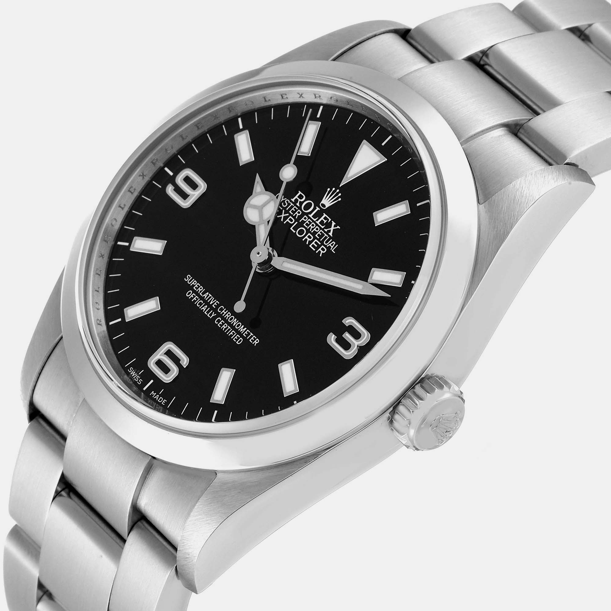 

Rolex Explorer I Black Dial Steel Men's Watch 114270 36 mm