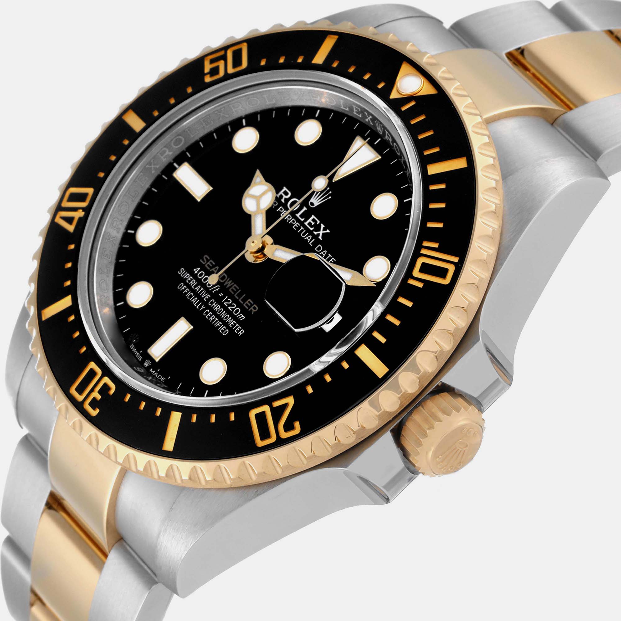 

Rolex Seadweller Black Dial Steel Yellow Gold Men's Watch 126603 43 mm