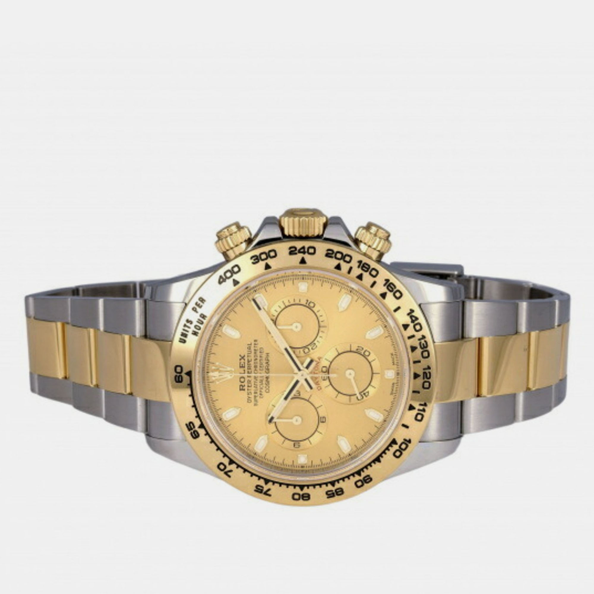 

Rolex Champagne 18k Yellow Gold And Stainless Steel Cosmograph Daytona 116503 Automatic Men's Wristwatch 40 mm