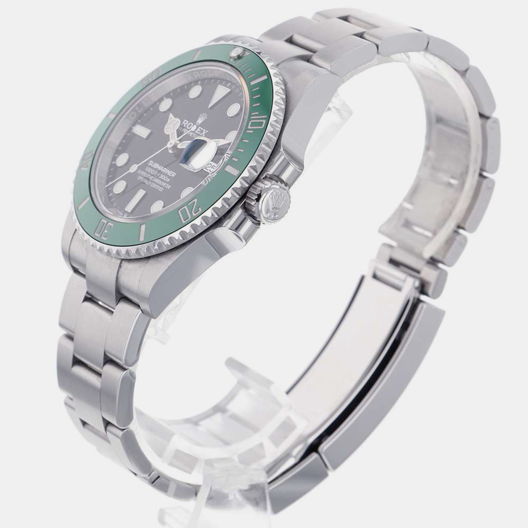 

Rolex Black Stainless Steel Submariner 126610LV Automatic Men's Wristwatch 41 mm