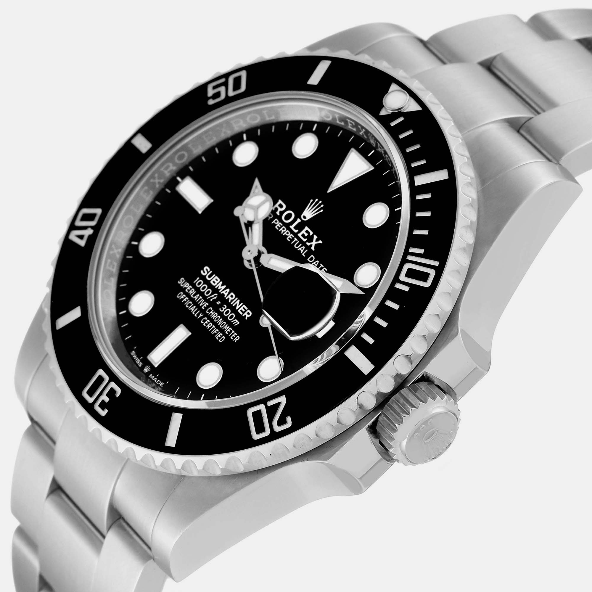 

Rolex Submariner Black Dial Ceramic Bezel Steel Mens Watch 126610 41 mm