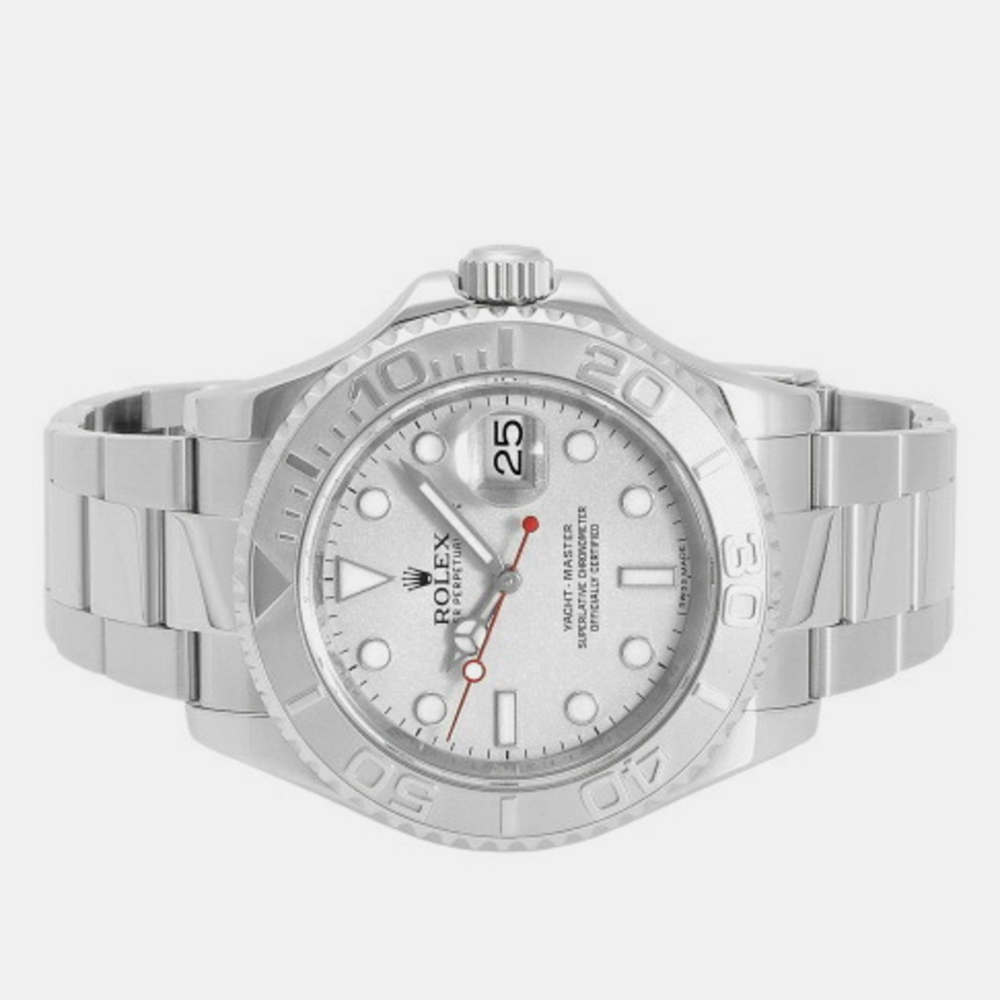 

Rolex Grey Platinum And Stainless Steel Yacht-Master 116622 Automatic Men's Wristwatch 40 mm