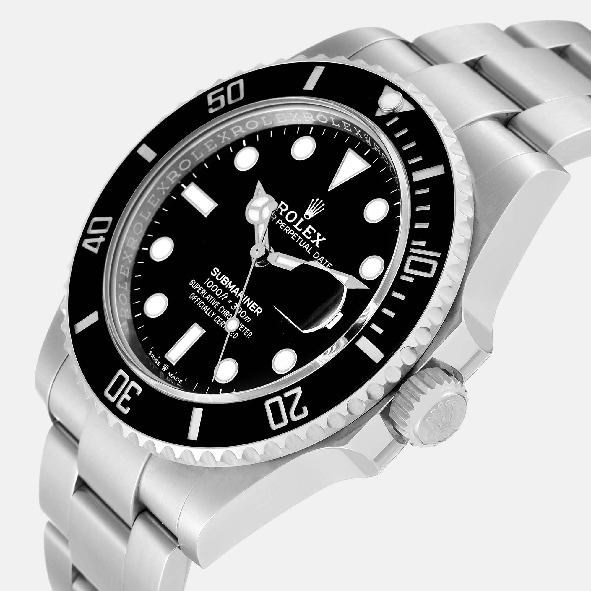 

Rolex Submariner Black Dial Ceramic Bezel Steel Men's Watch 126610 41 mm