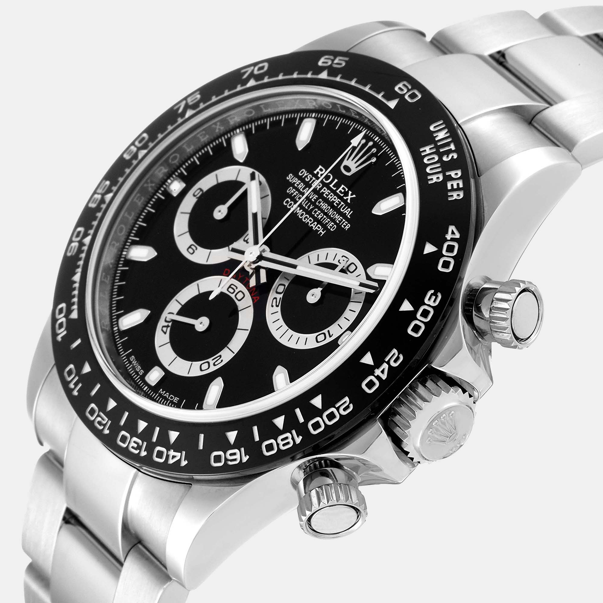 

Rolex Cosmograph Daytona Ceramic Bezel Black Dial Men's Watch 116500 40 mm
