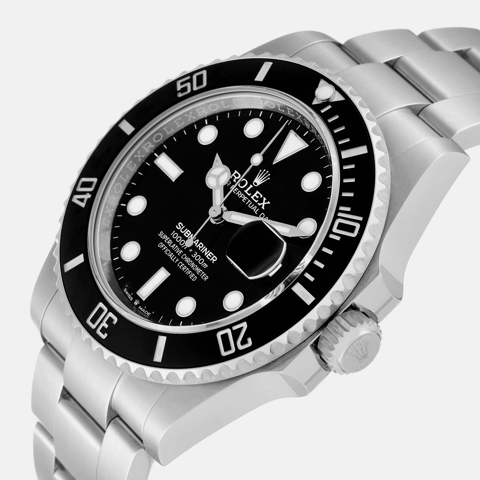 

Rolex Submariner Black Dial Ceramic Bezel Steel Men's Watch 126610 41 mm