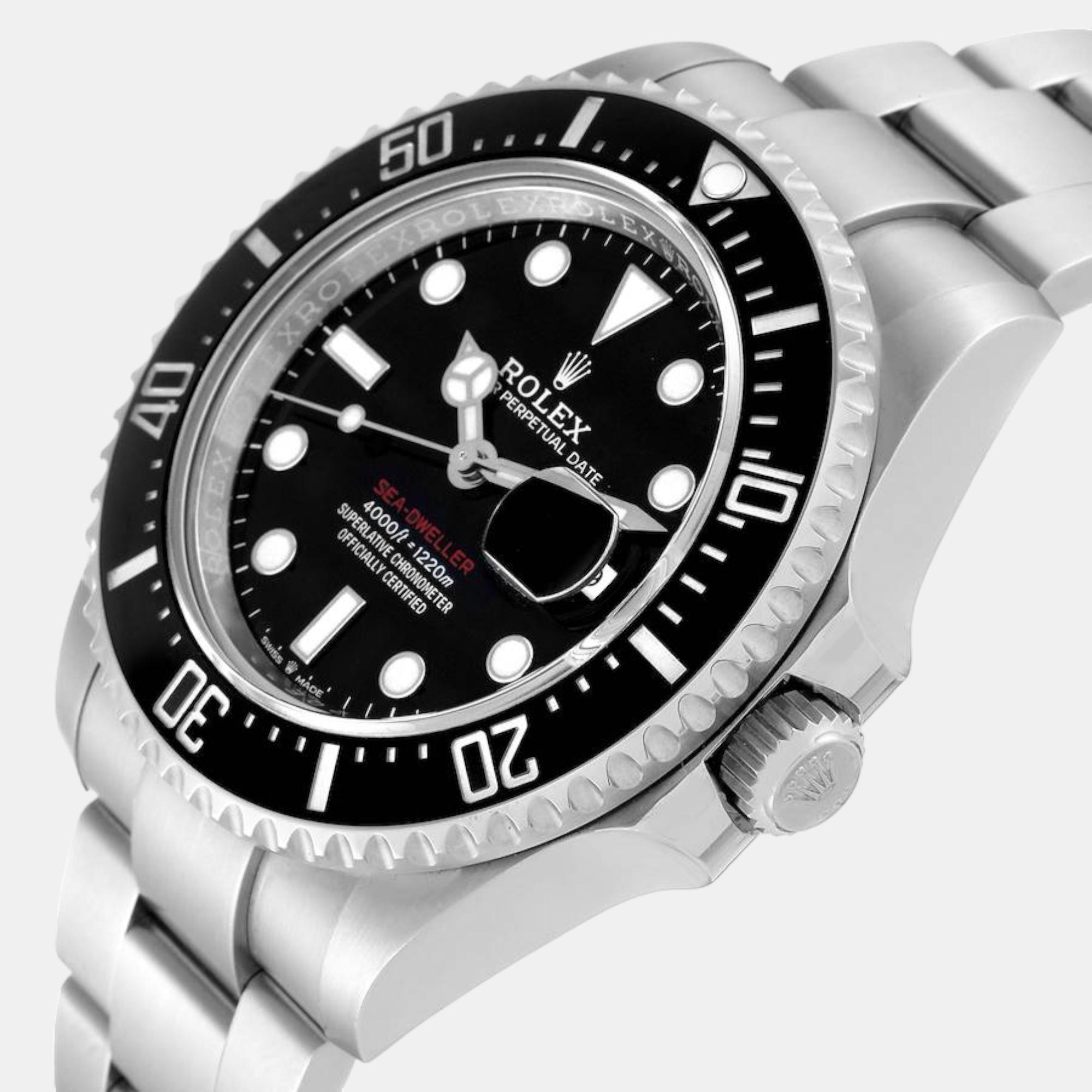 

Rolex Seadweller  50th Anniversary Steel Mens Watch 126600, Black