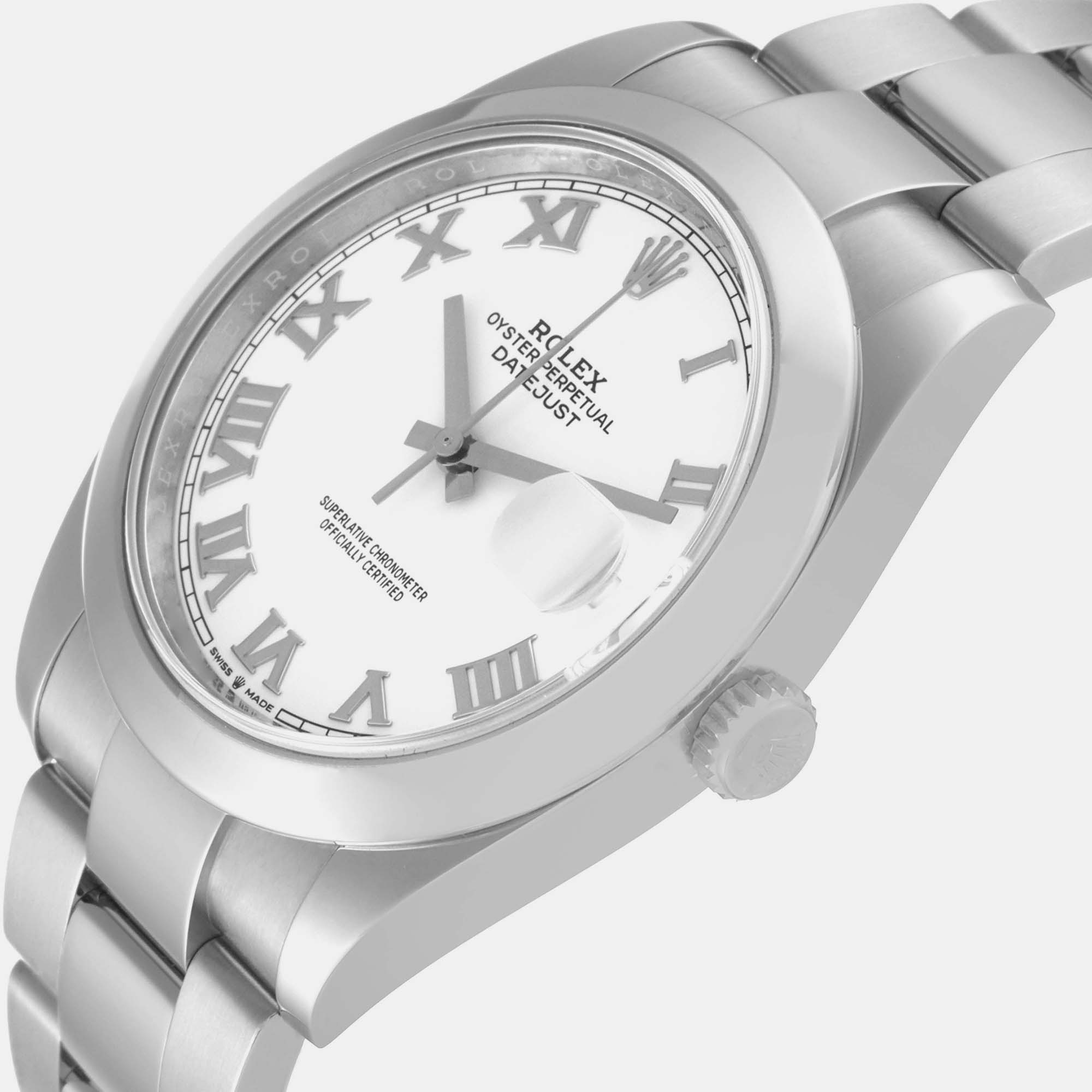 

Rolex Datejust 41 White Dial Steel Men's Watch 126300 41 mm