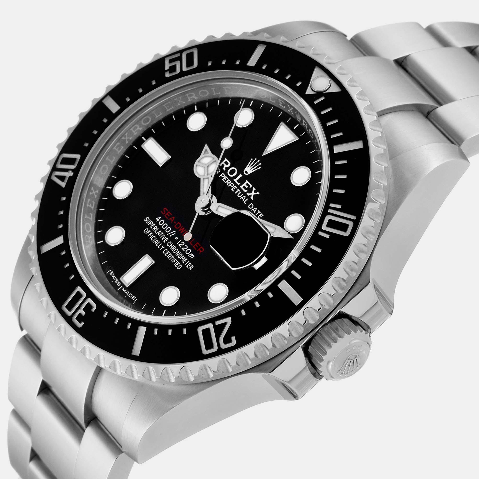 

Rolex Seadweller  50th Anniversary Steel Mens Watch 126600 Box Card, Black