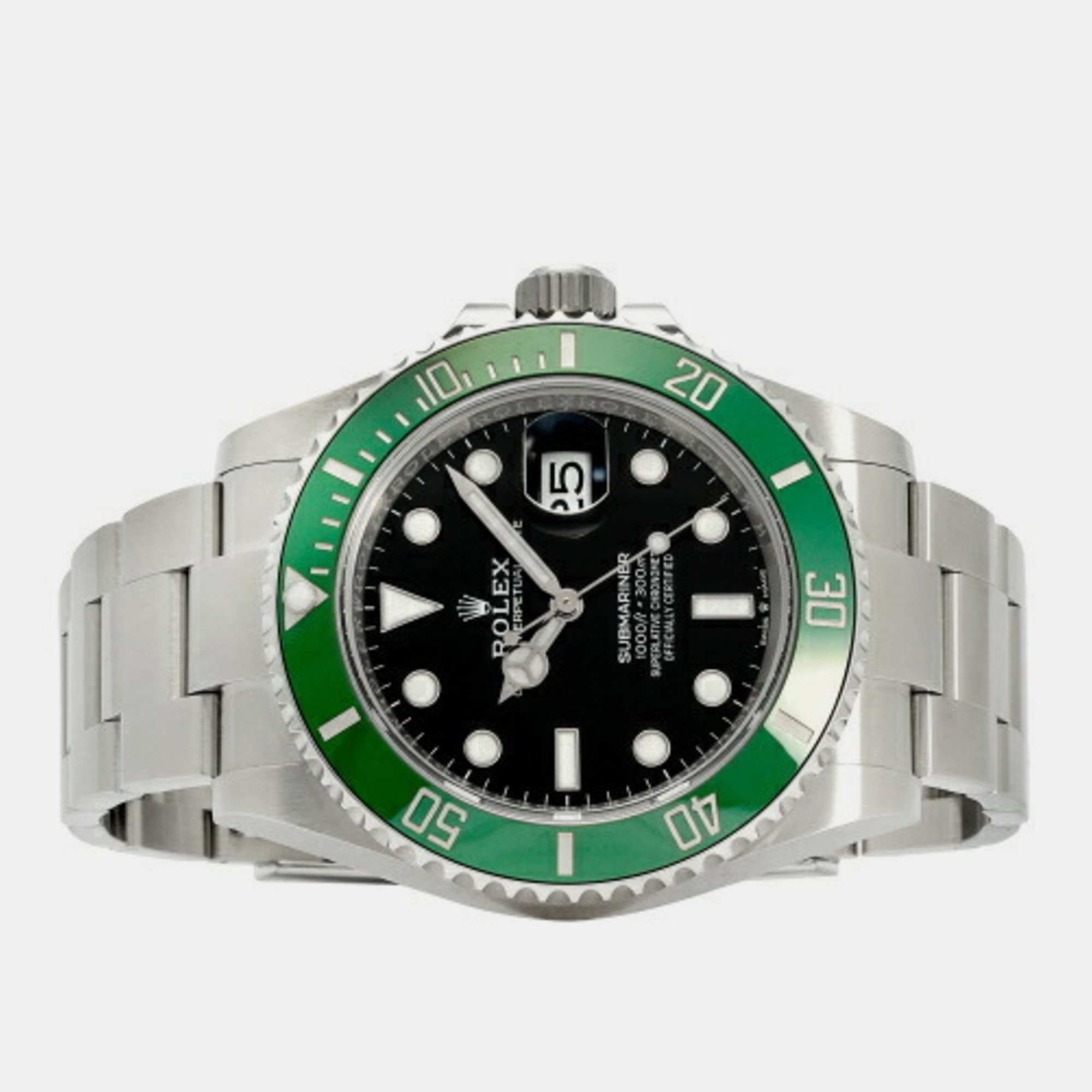 

Rolex Black Stainless Steel And Ceramic Submariner 126610LV Automatic Men's Wristwatch 41 mm