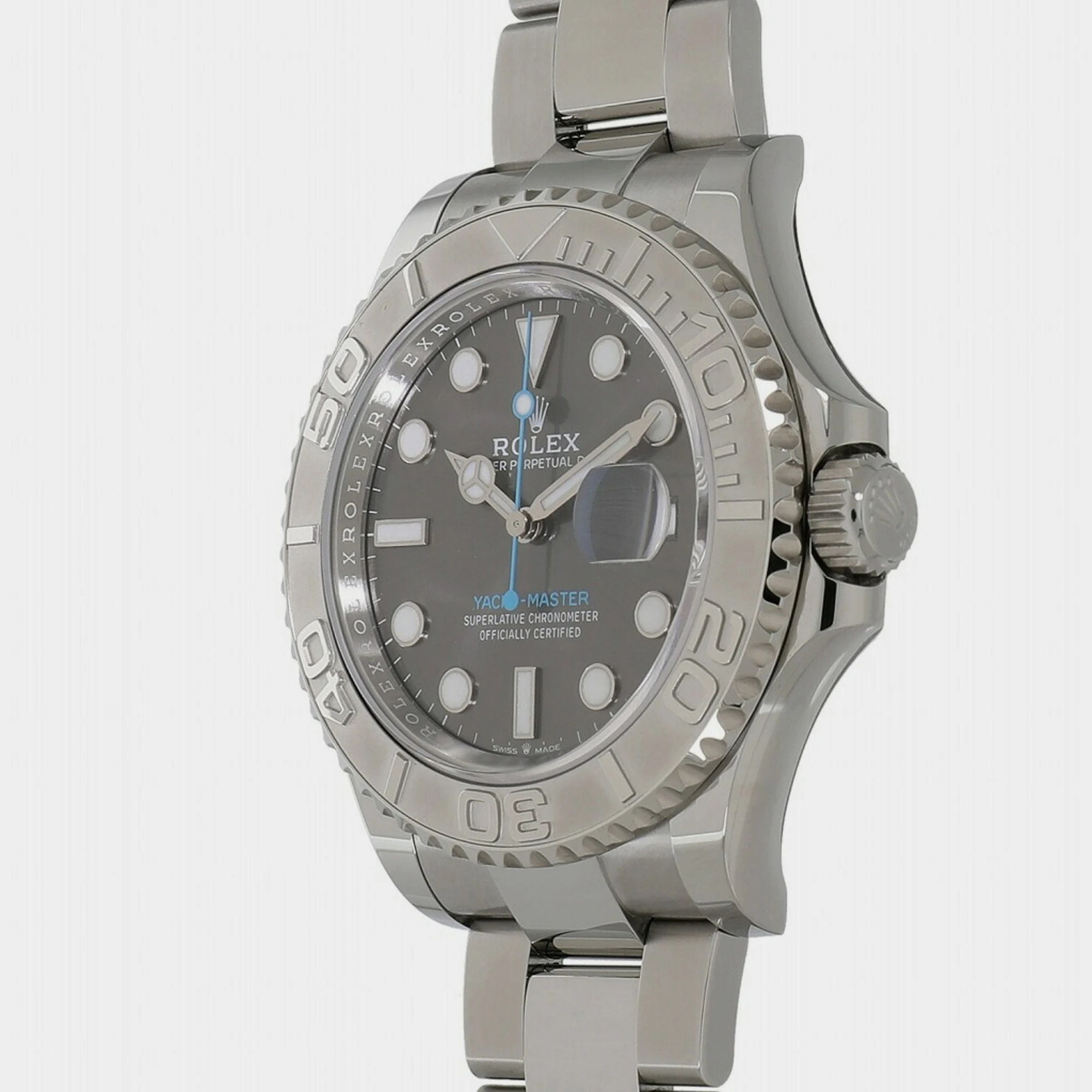 

Rolex Grey Platinum And Stainless Steel Yacht-Master 126622 Automatic Men's Wristwatch 40 mm
