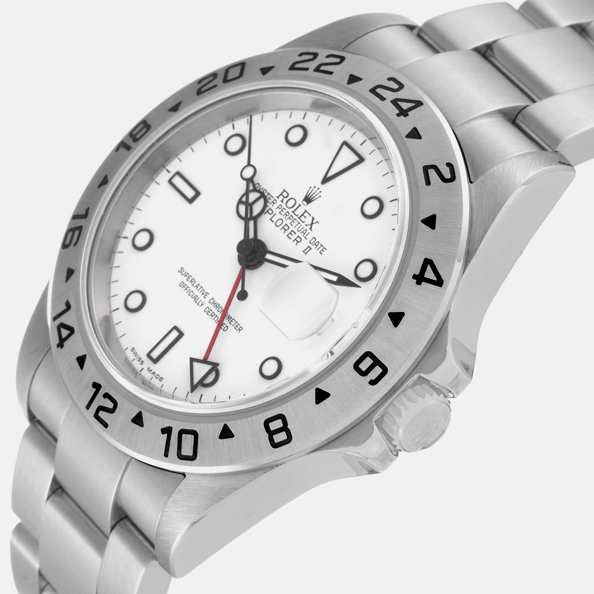 

Rolex Explorer II Polar White Dial Steel Men's Watch 16570 40 mm