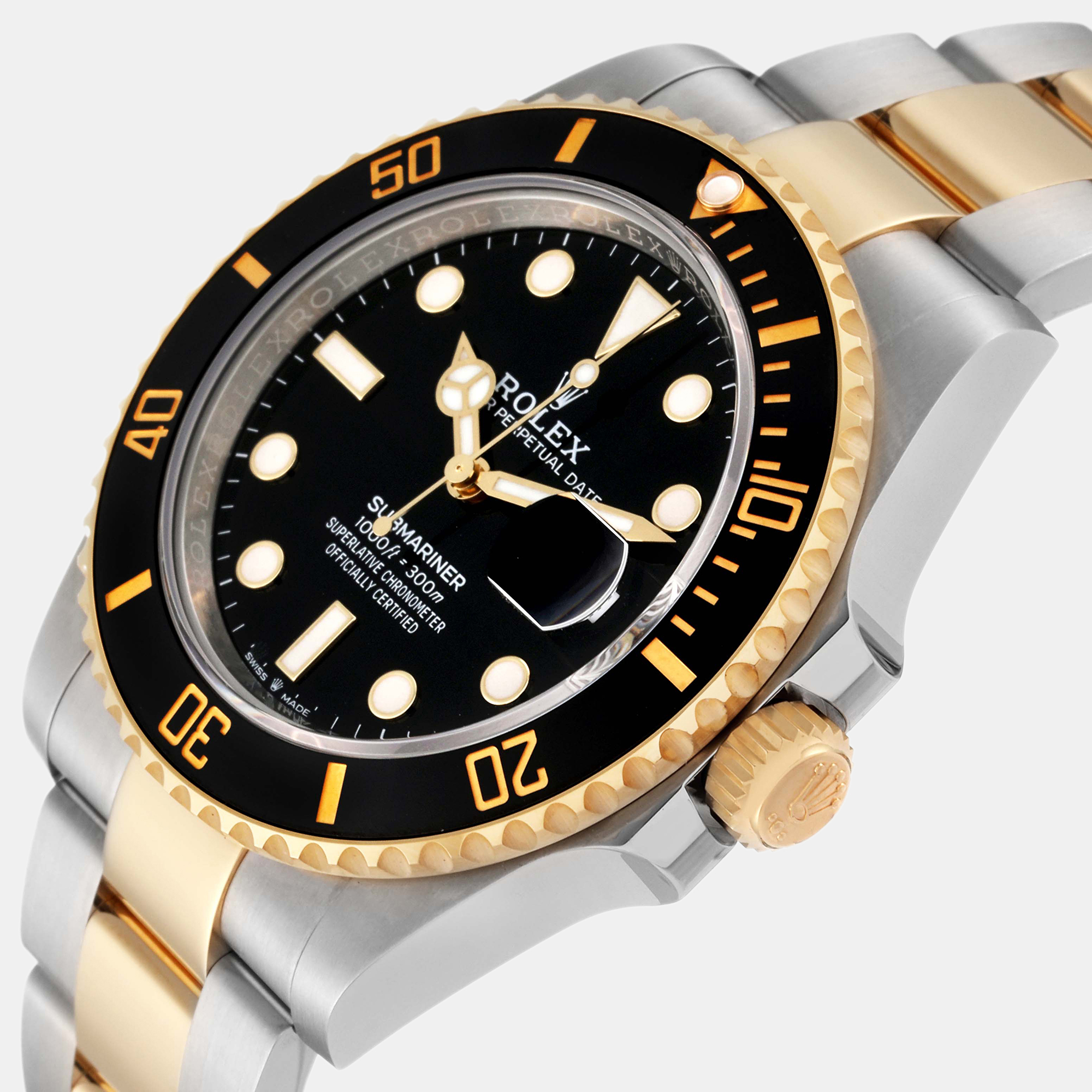 

Rolex Submariner Steel Yellow Gold Black Dial Men's Watch 126613 41 mm