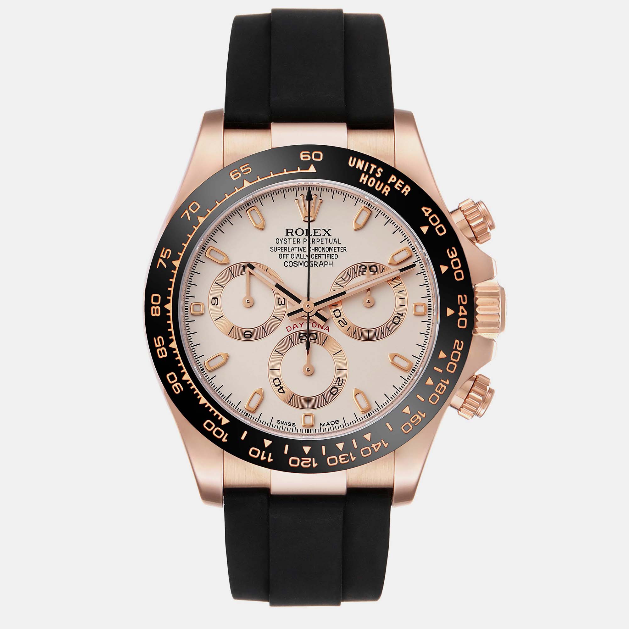 Pre-owned Rolex Cosmograph Daytona Rose Gold Mens Watch 116515 40 Mm In Pink