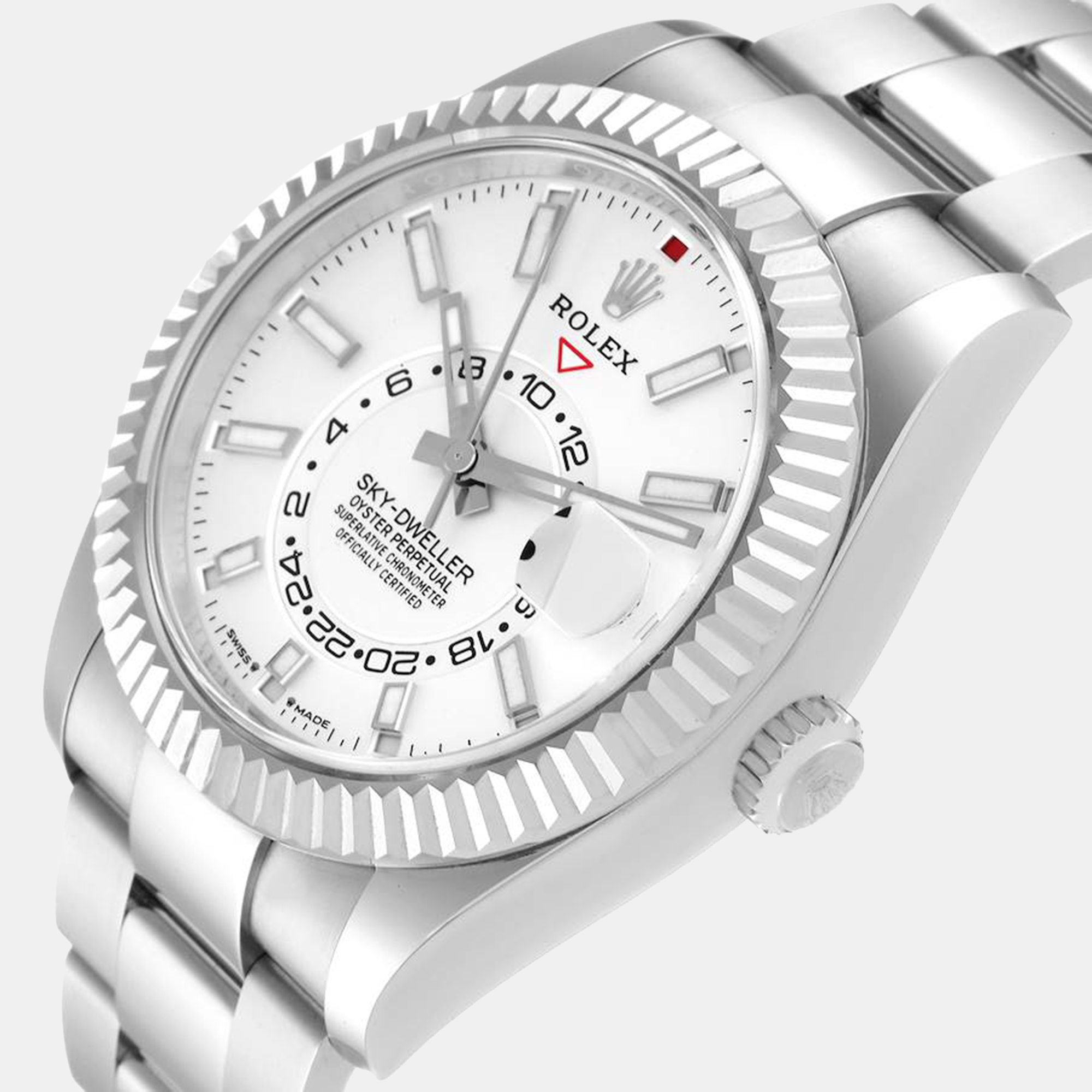 

Rolex Sky-Dweller Steel White Gold Mens Watch 336934 42 mm