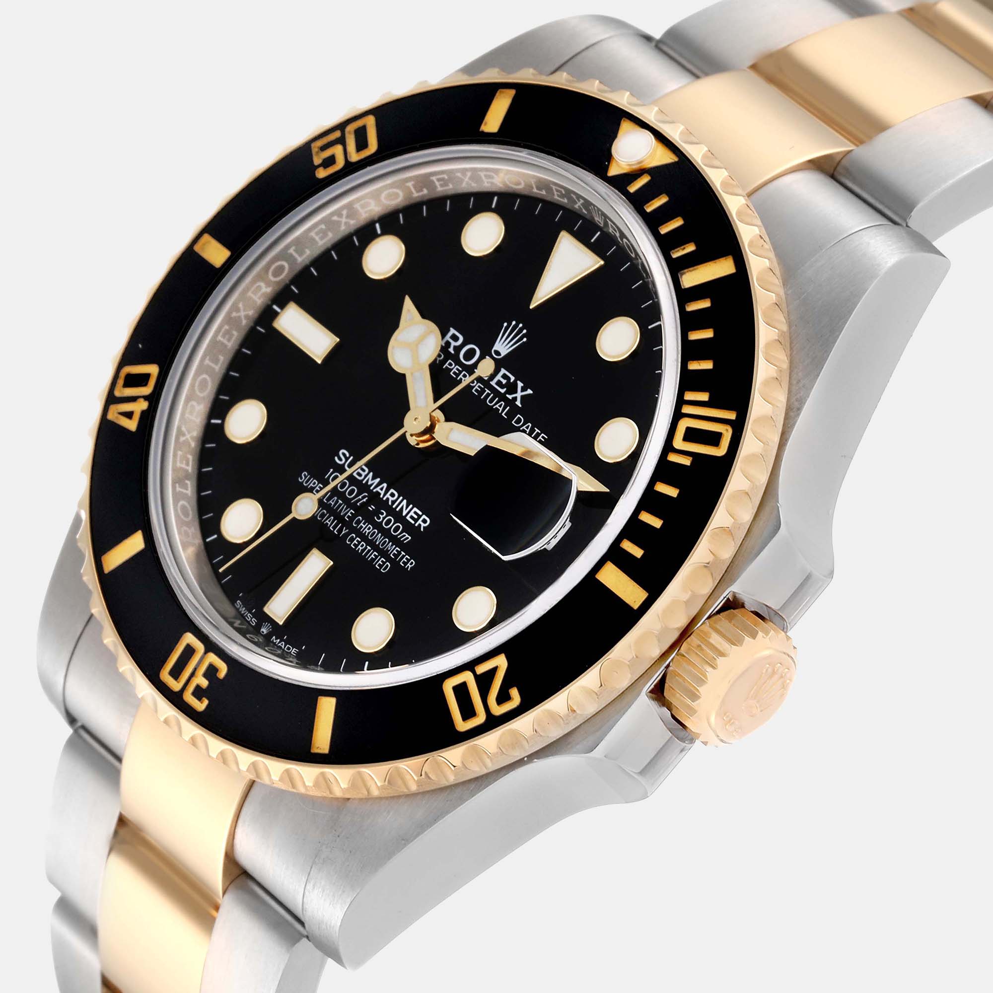 

Rolex Submariner 41 Steel Yellow Gold Black Dial Mens Watch 126613