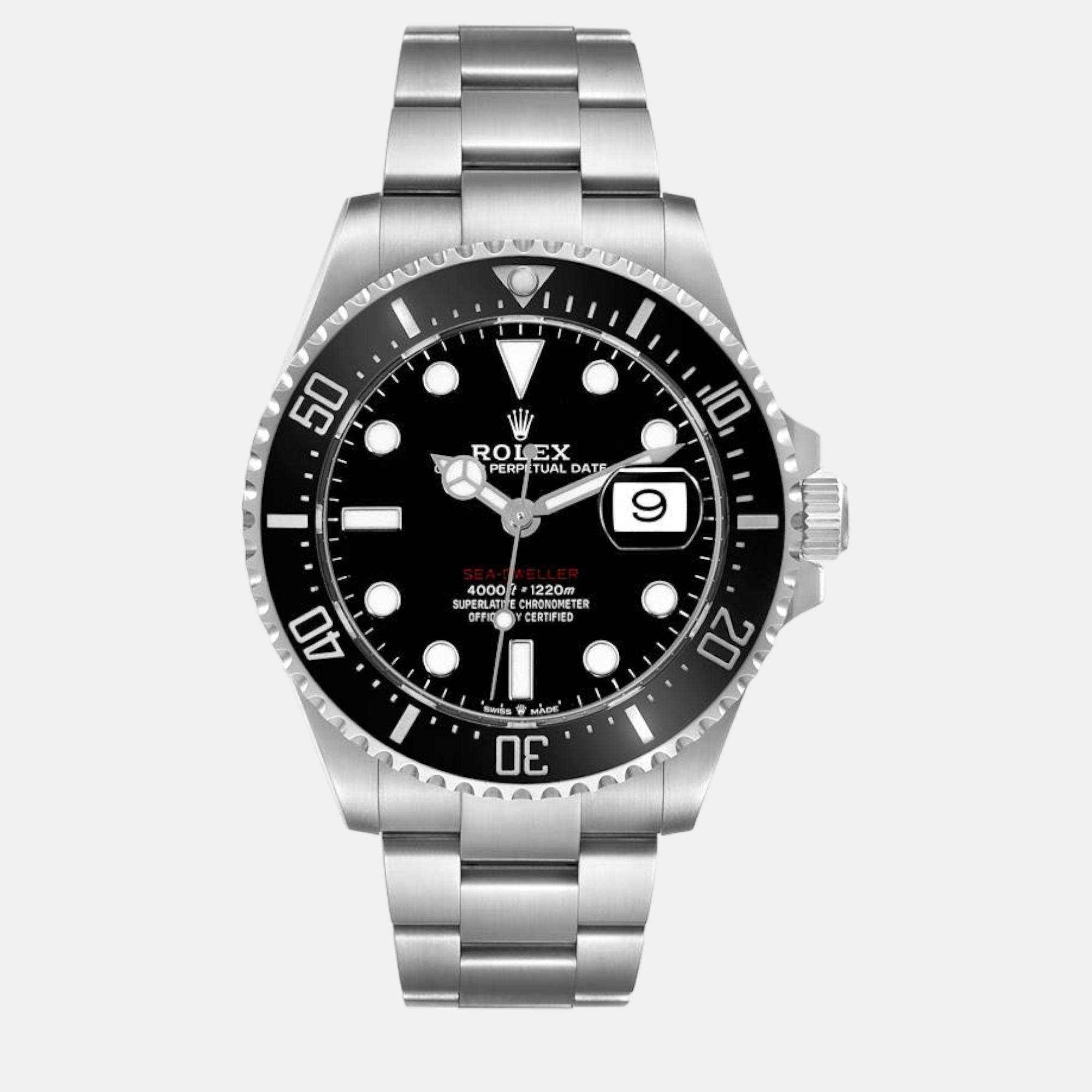 

Rolex Seadweller  50th Anniversary Steel Mens Watch 126600, Black