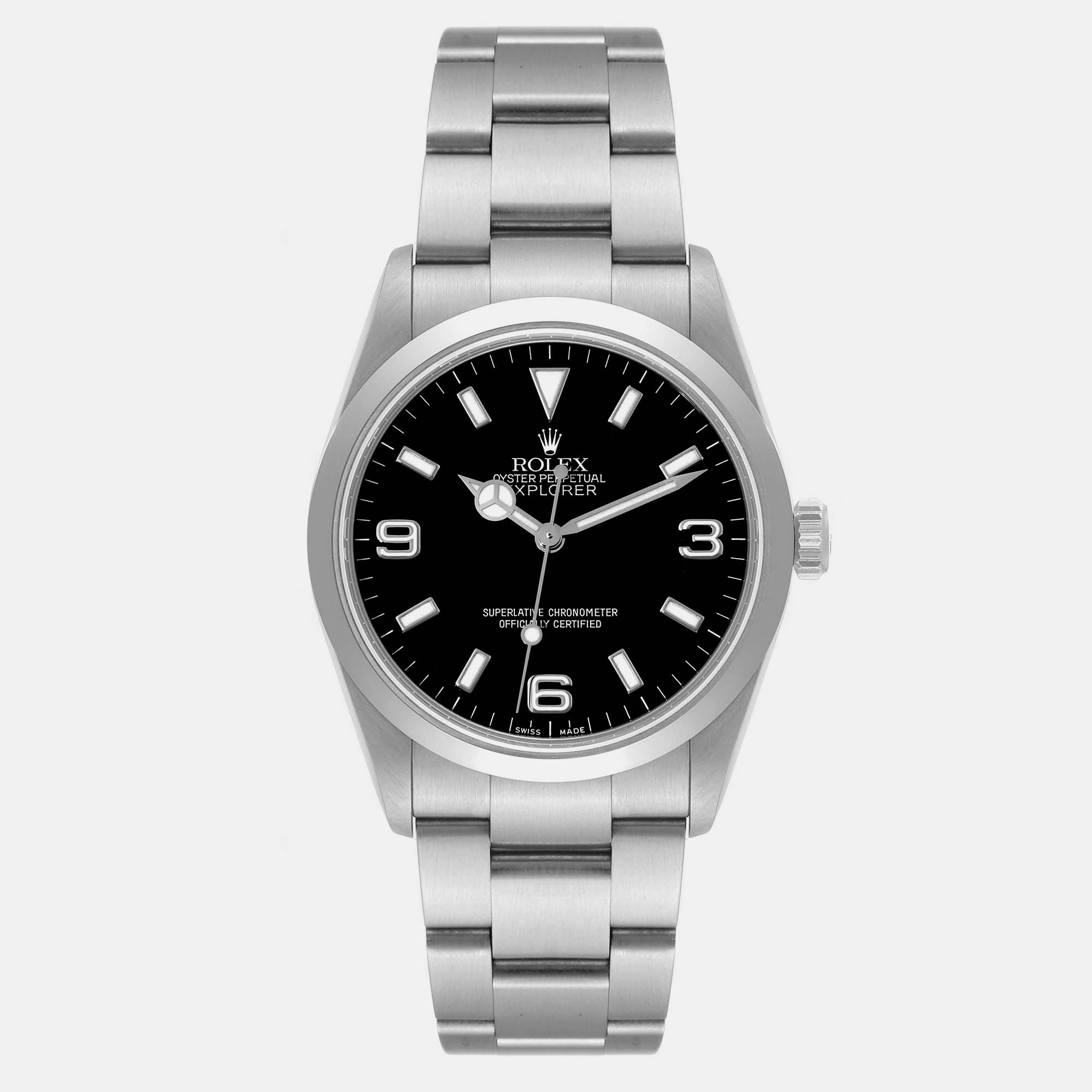 

Rolex Explorer I Black Dial Steel Men's Watch 114270 36 mm