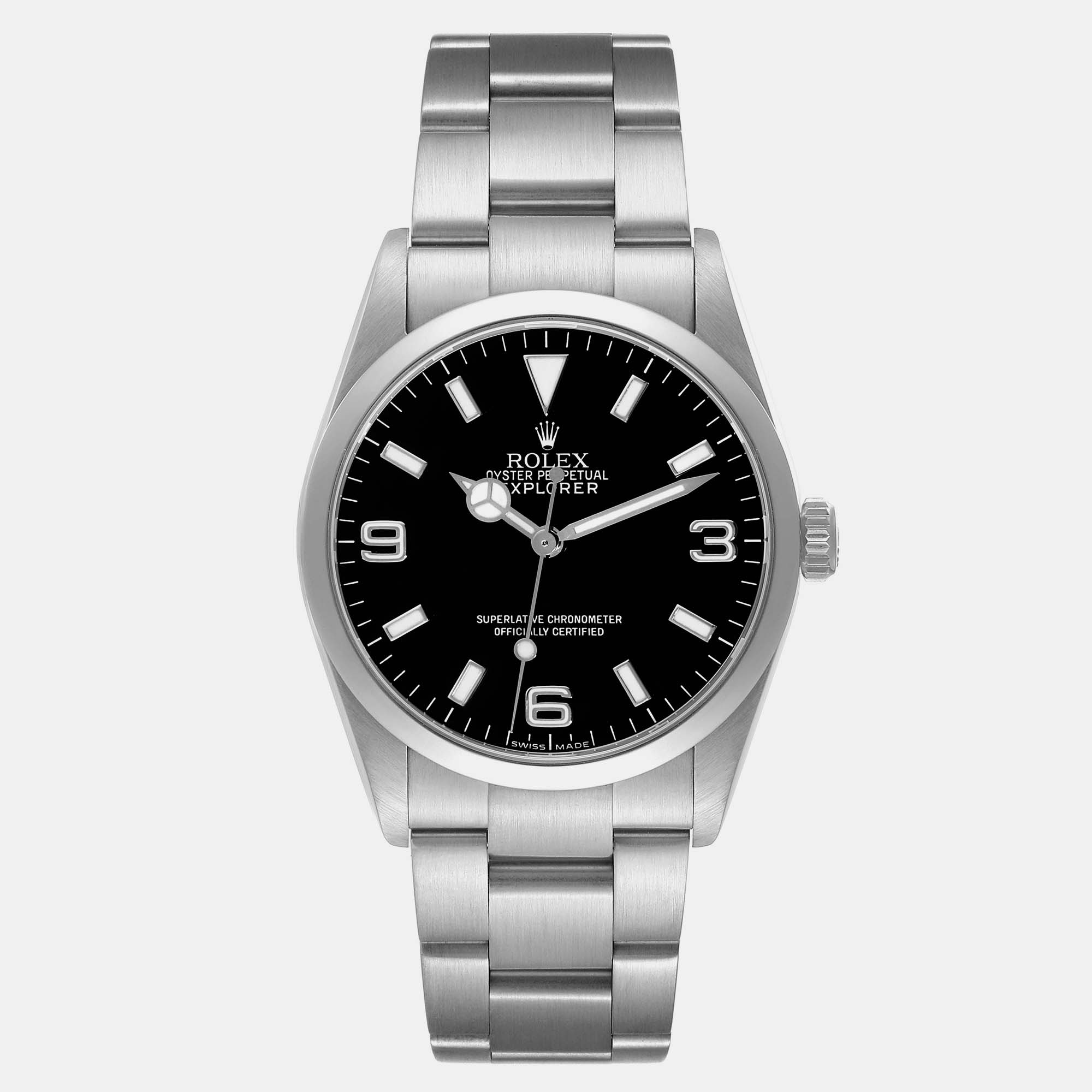 

Rolex Explorer I Black Dial Steel Mens Watch 114270 36 mm